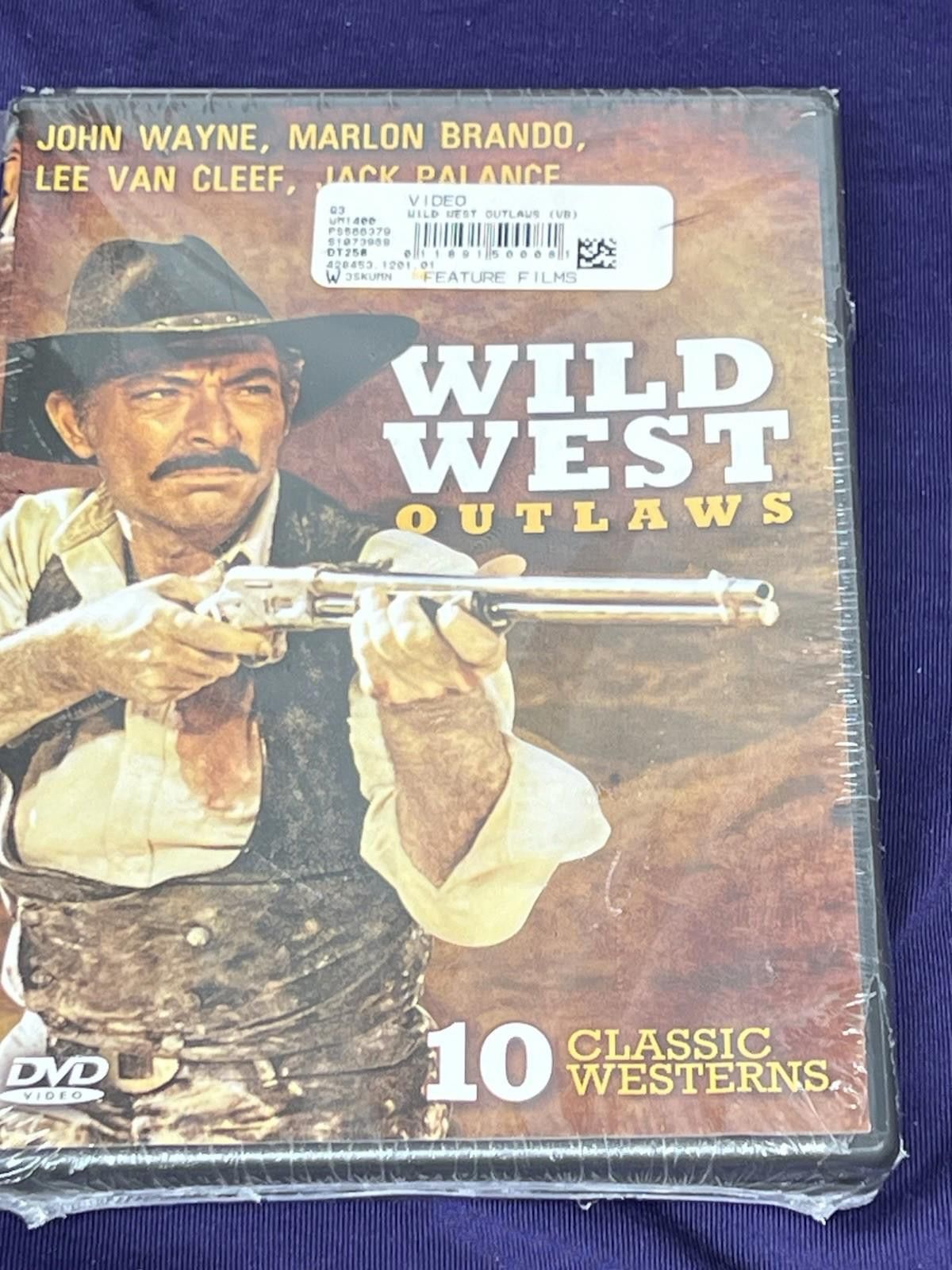 Other Wild West Outlaws DVD 10 Movie Set John Wayne Marlon Brando Size ONE SIZE - 4 Thumbnail