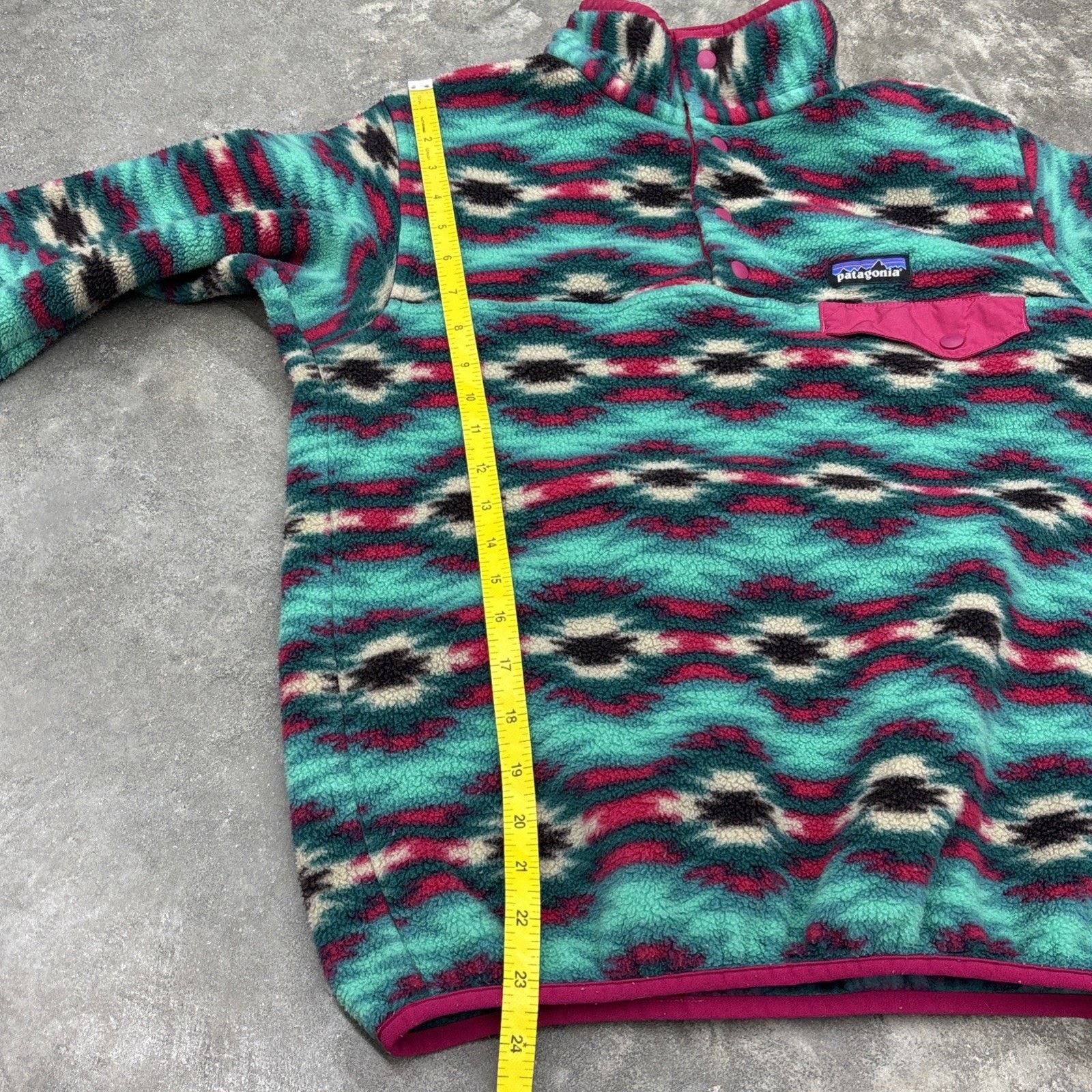 Patagonia Patagonia Sweater Womens Small Synchilla Beryl Green Size S / US 4 / IT 40 - 9 Thumbnail