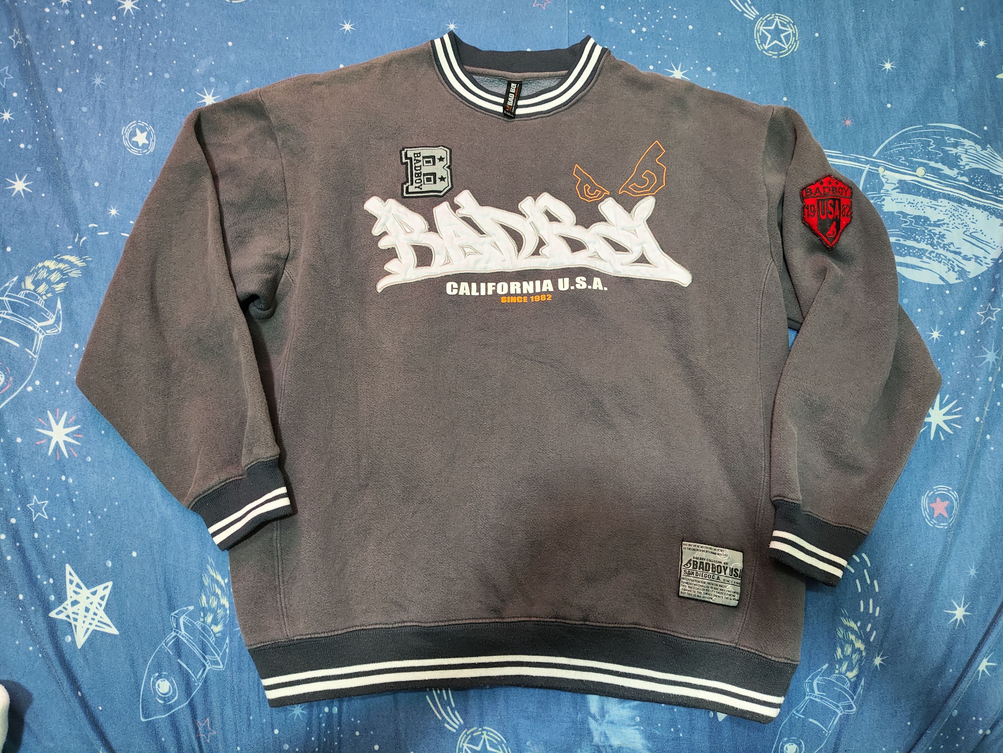 Other AMERICAN VINTAGE BAD BOY SWEATSHIRT SPELL OUT LOGO Size US L / EU 52-54 / 3 - 1 Thumbnail
