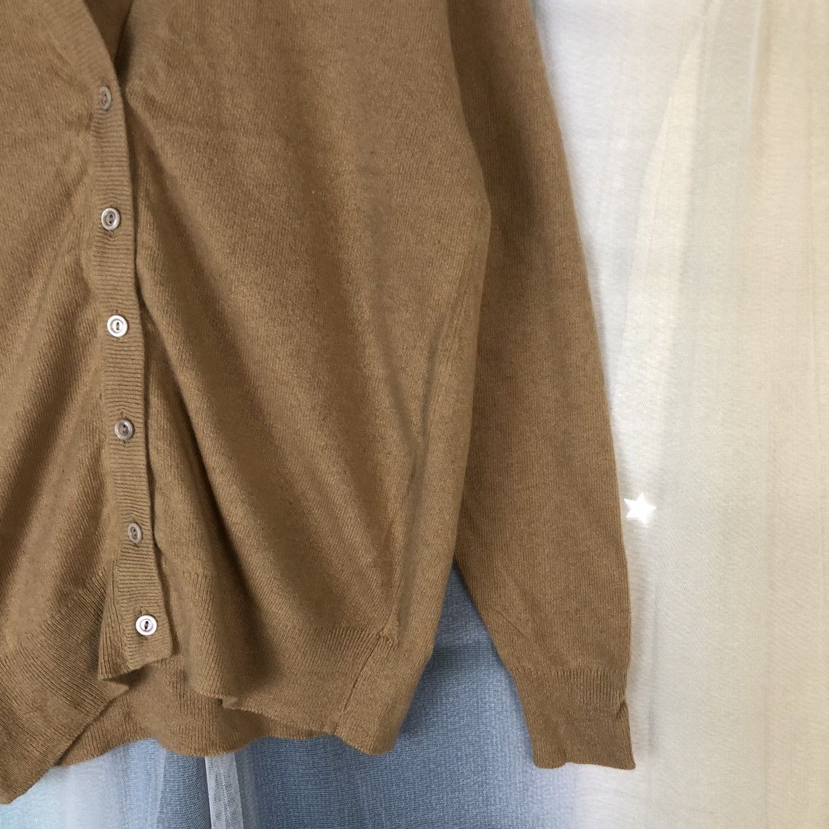 Homespun Knitwear Bream Weinz Brown Cardigan #7414 Size M / US 6-8 / IT 42-44 - 8 Thumbnail
