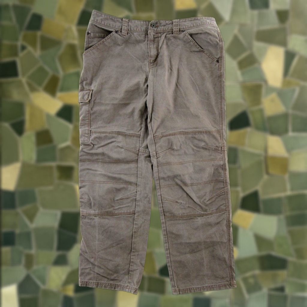 Eddie Bauer Eddie Bauer First Ascent Cargo Pant Men 38 X 30 Brown Cotton Canvas Heavy Hike Work Pants 38 30 Size US 38 / EU 54 - 1 Thumbnail