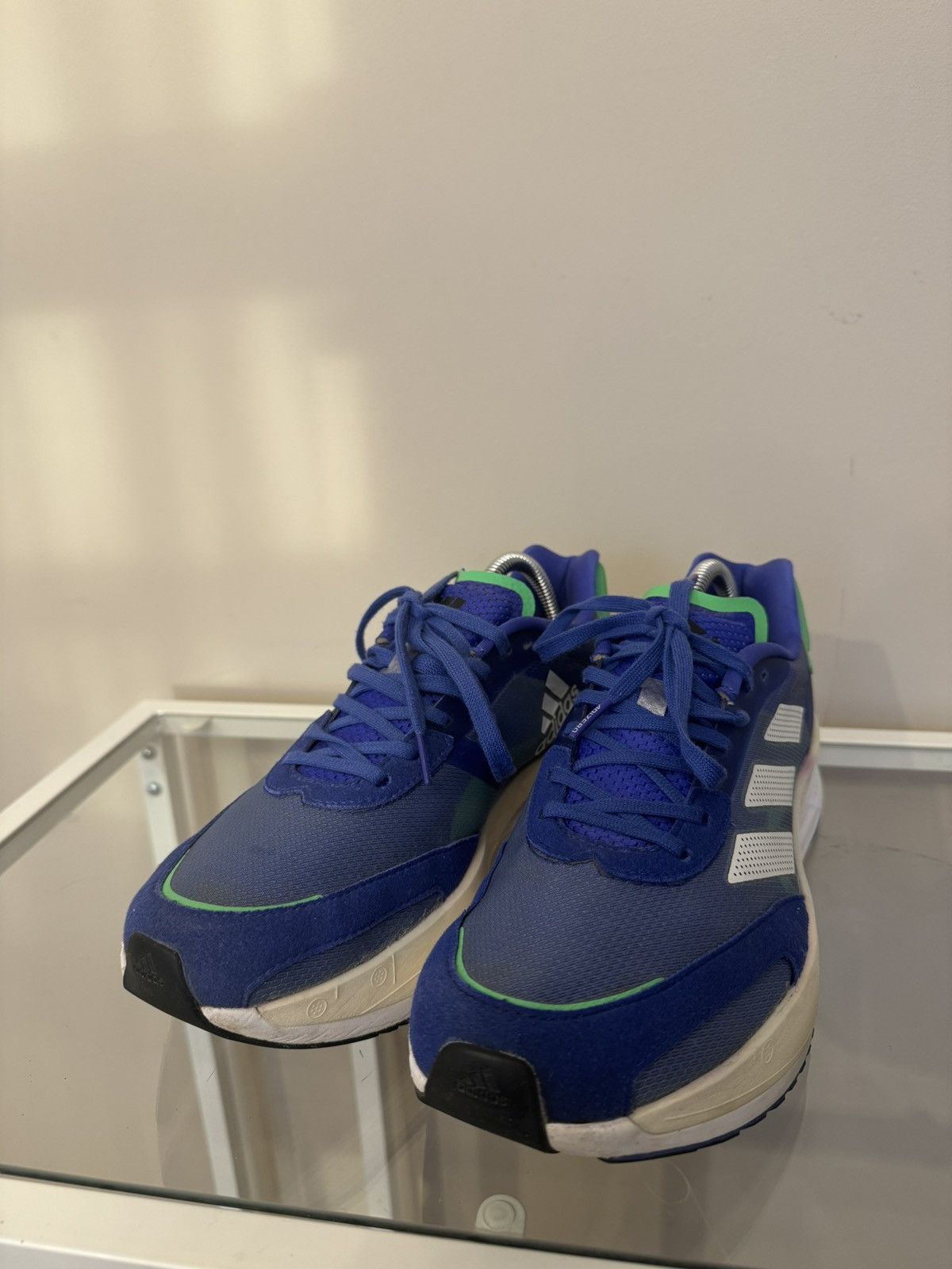 Adidas × Vintage adidas Adizero Boston 10 Sonic Ink Screaming Green FZ2498 Size US 9 / EU 42 - 2 Thumbnail