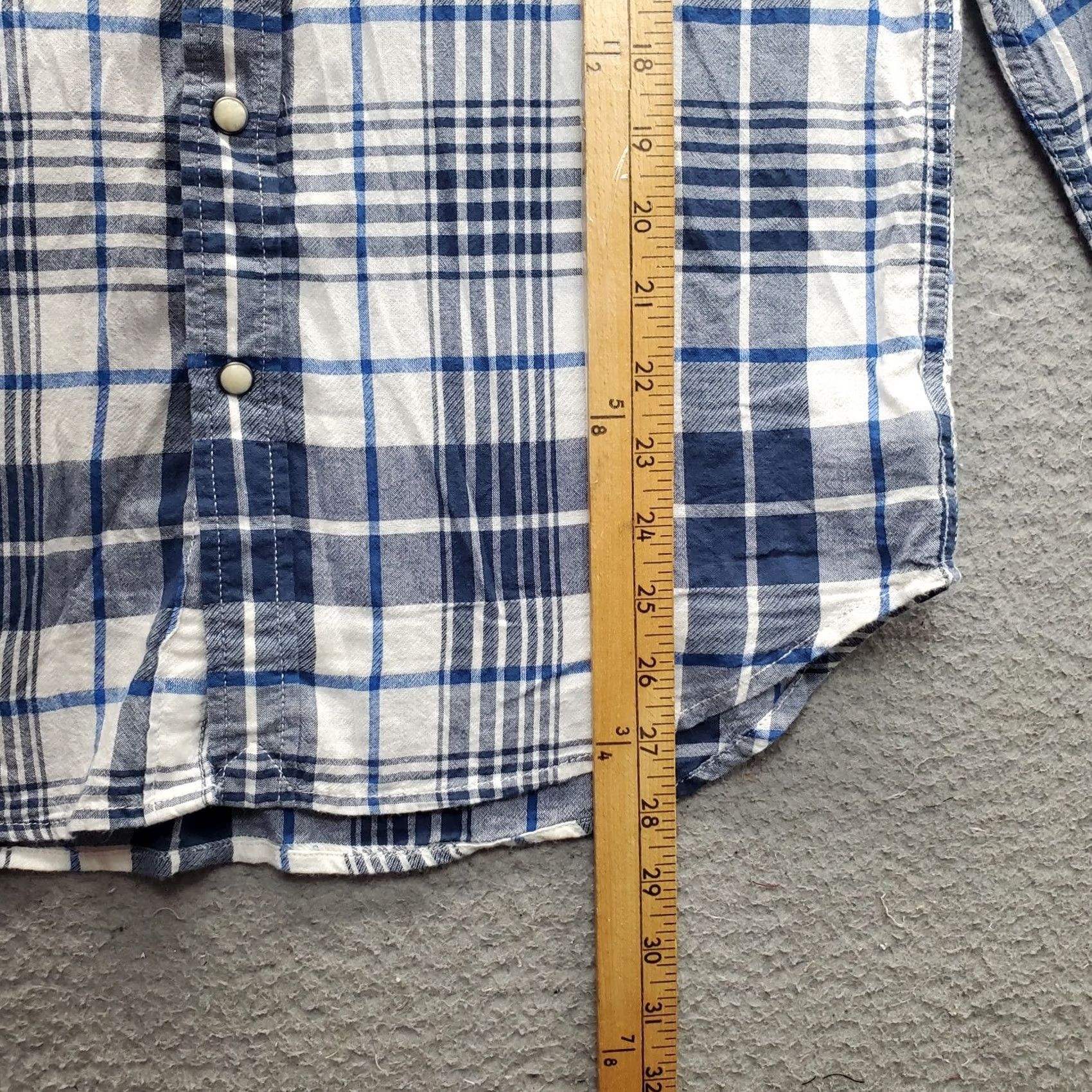 Lucky Brand Lucky Brand Button-Up Shirt Mens M Multi Plaid Long Sleeve Collared Pearl Snap Size US M / EU 48-50 / 2 - 4 Thumbnail