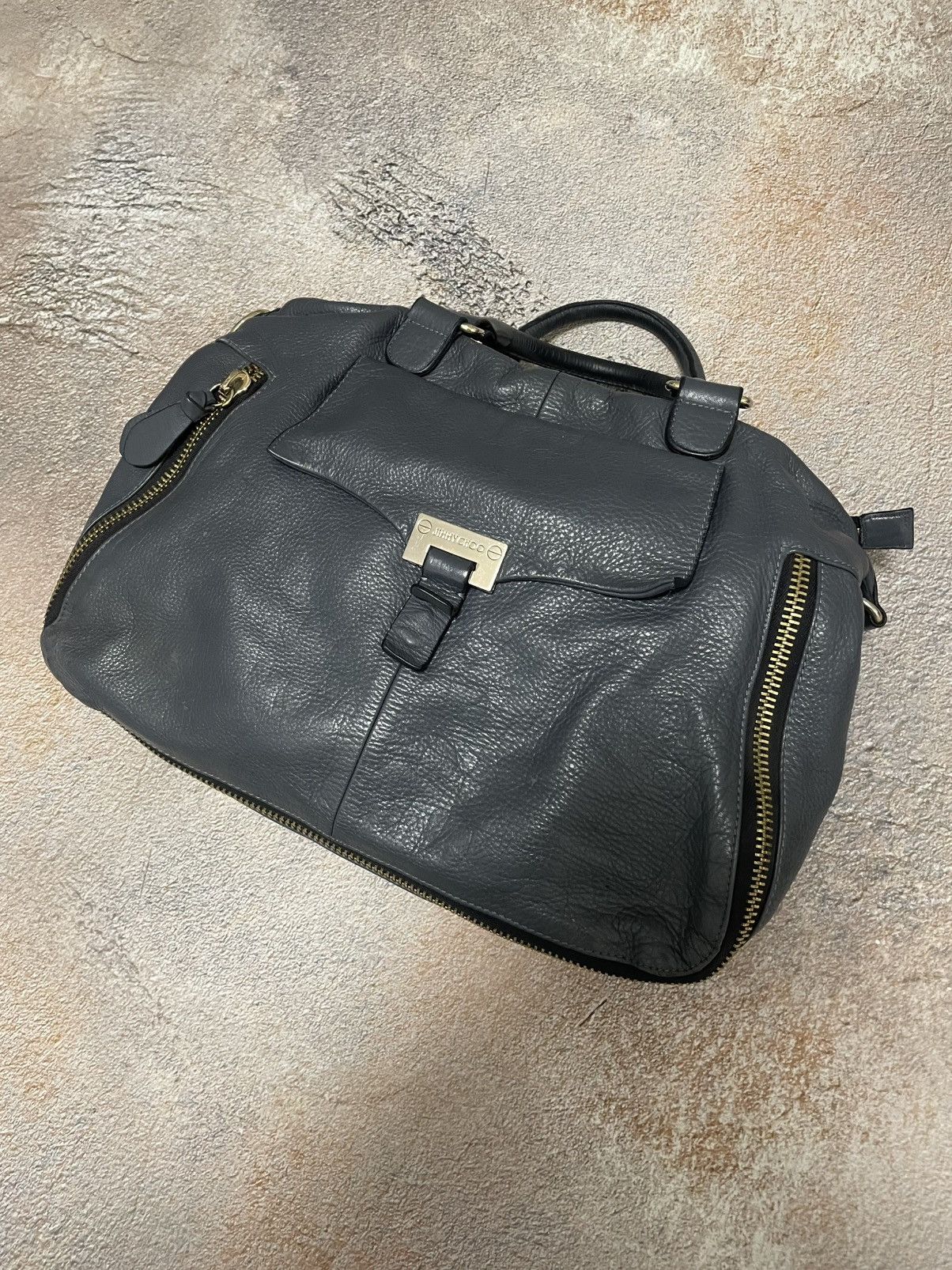 Jimmy Choo Jimmy Choo Heavy Leather Handbag Size ONE SIZE - 2 Thumbnail