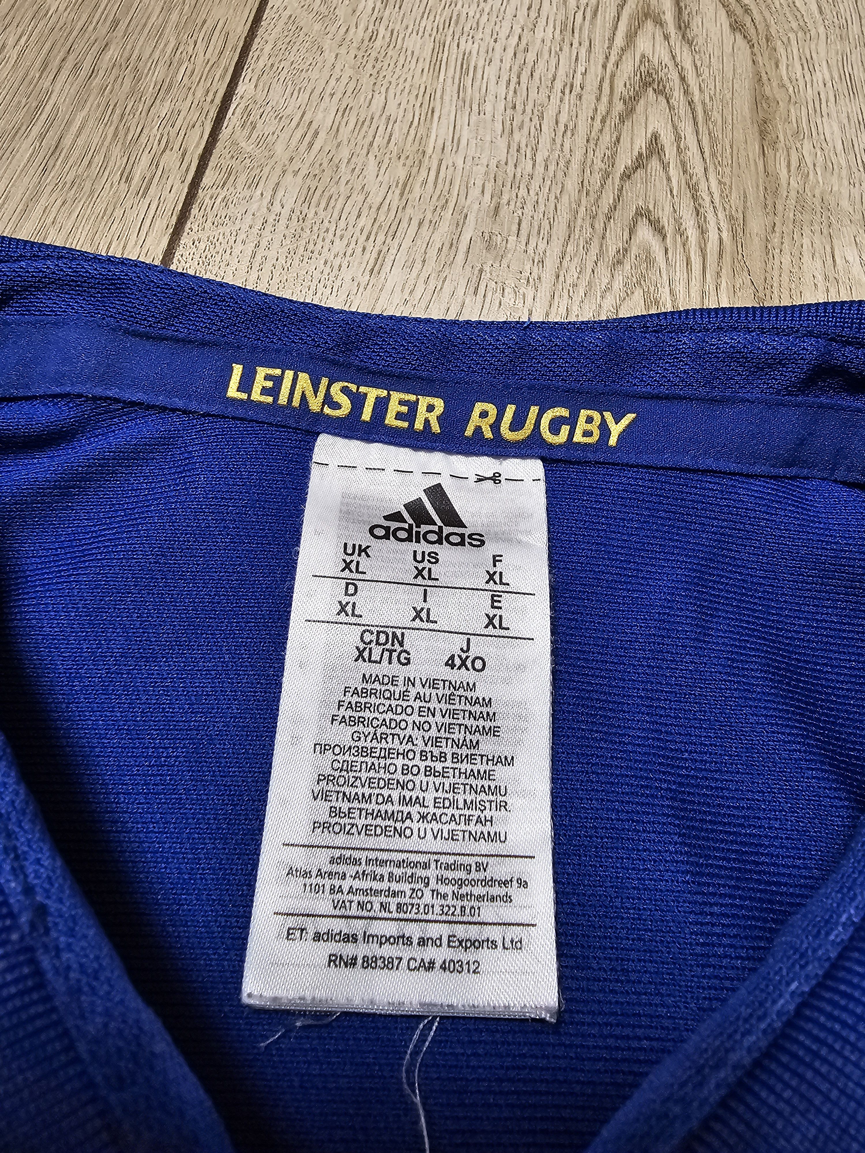 Adidas LEINSTER RUGBY UNION 2018 POLO SHIRT RUGBY JERSEY POLO Size US XL / EU 56 / 4 - 5 Thumbnail