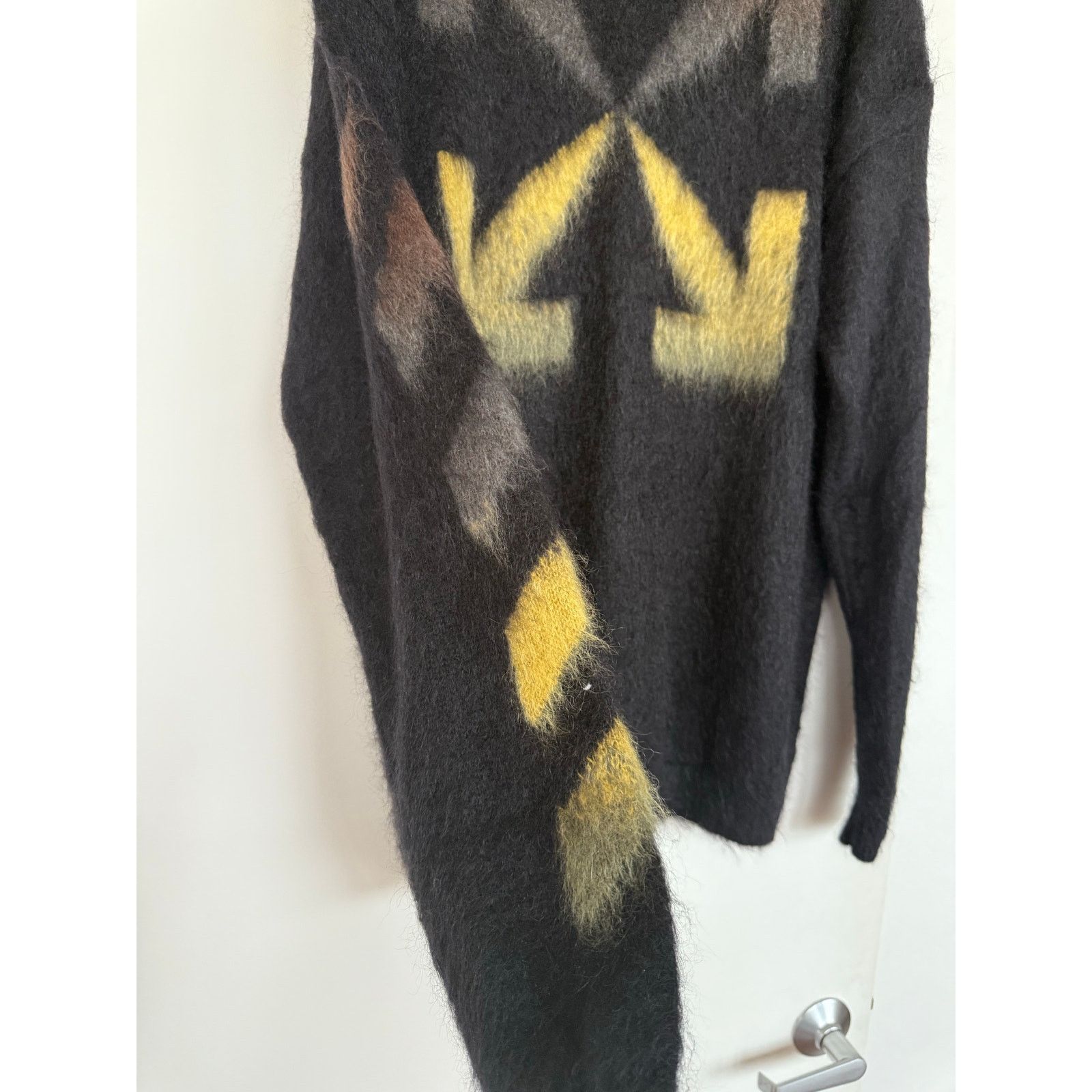 Off-White Off-White Mohair Sweater Size US L / EU 52-54 / 3 - 7 Thumbnail