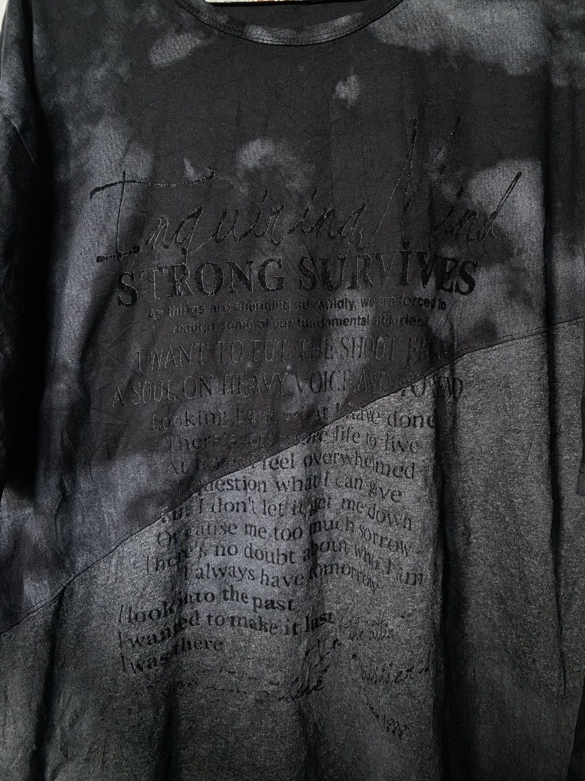 If Six Was Nine × In The Attic × Le Grande Bleu (L.G.B.) In The Attic Poem Smoke Colour Tshirt Size US XL / EU 56 / 4 - 3 Thumbnail