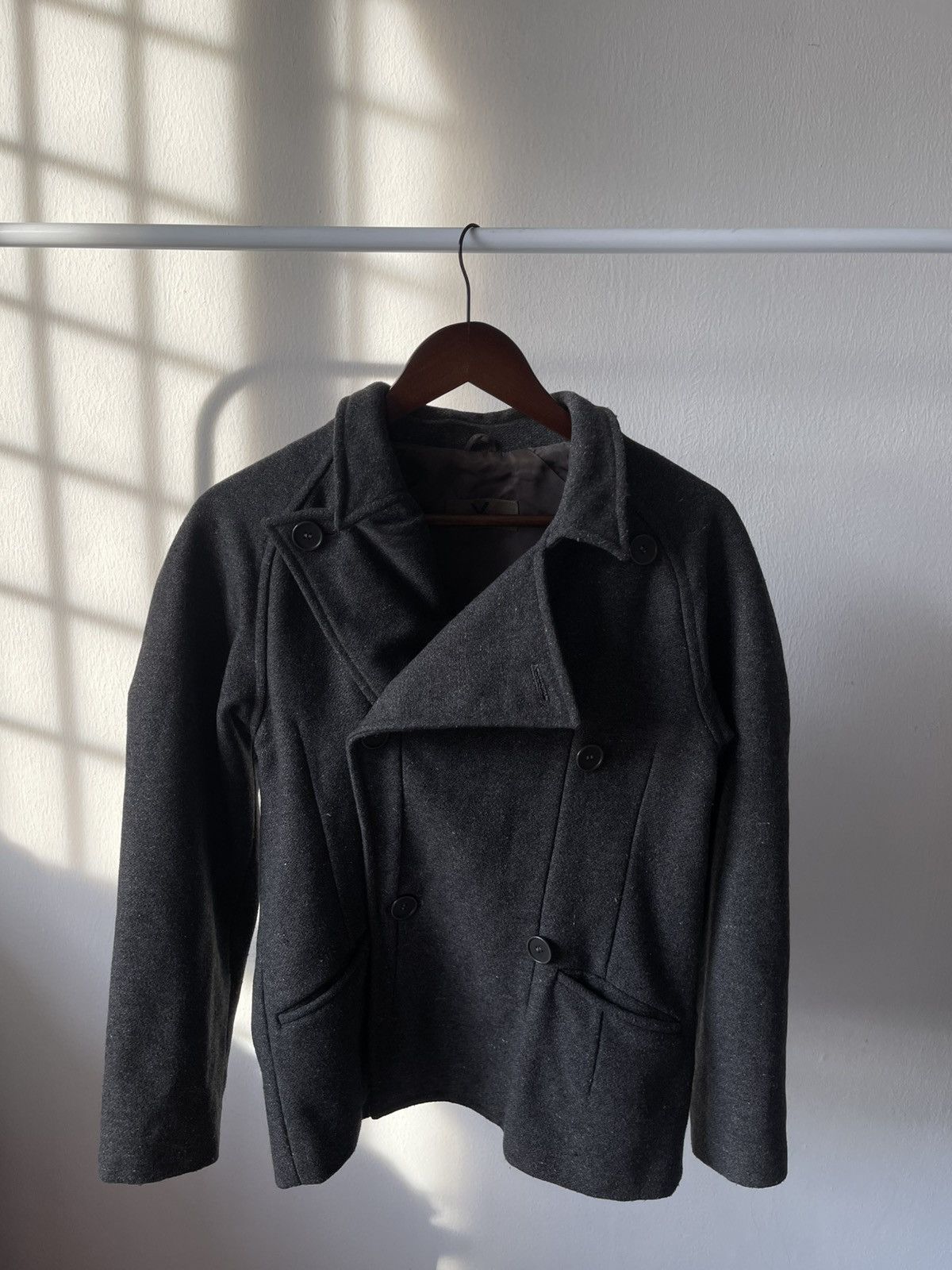 Yohji Yamamoto Rare 80s Yohji Yamamoto Asymmetrical Jacket Size US S / EU 44-46 / 1 - 11 Thumbnail