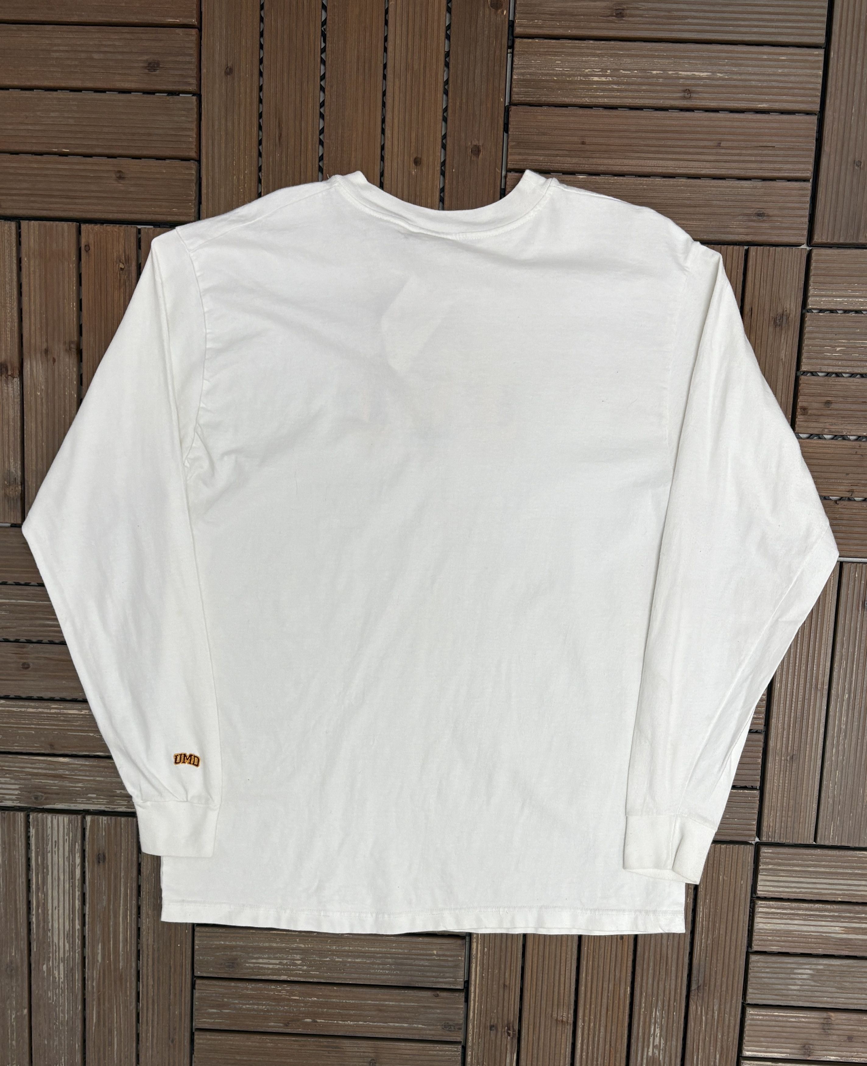 Vintage University of Minnesota Duluth Vintage White Long Sleeve Tee Size US XXL / EU 58 / 5 - 4 Thumbnail