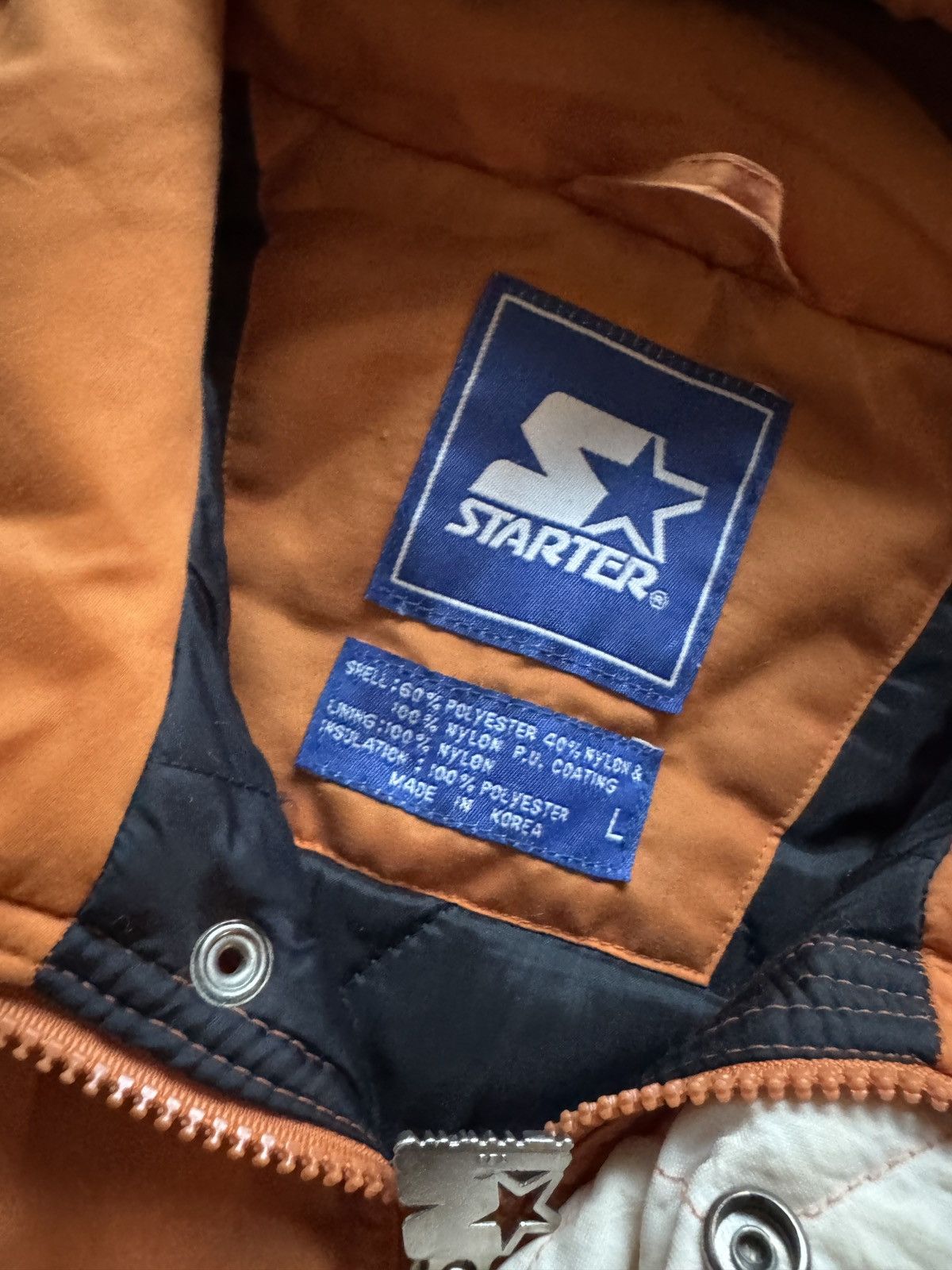Starter Vintage 90s University of Texas UT Longhorns Starter Jacket Size US L / EU 52-54 / 3 - 3 Thumbnail