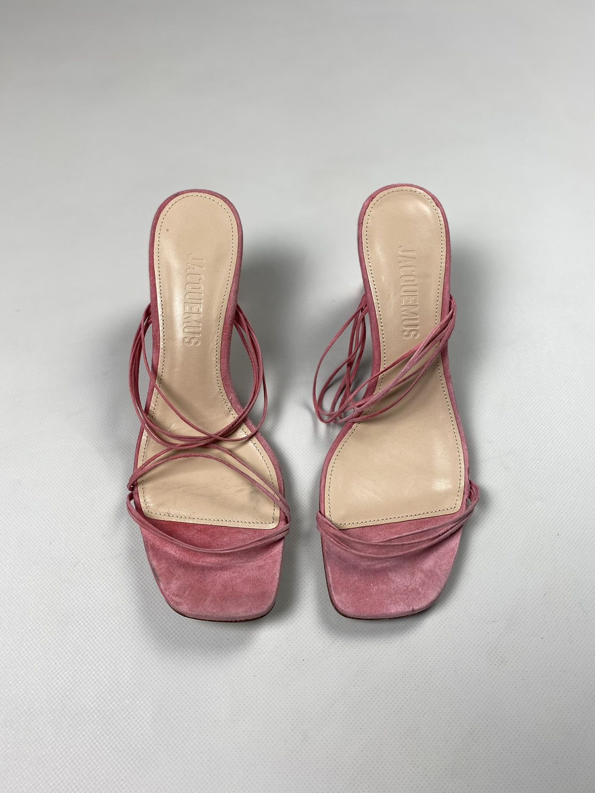 Jacquemus Jacquemus ladies suede strappy heels size 39 Size US 9 / IT 39 - 5 Thumbnail