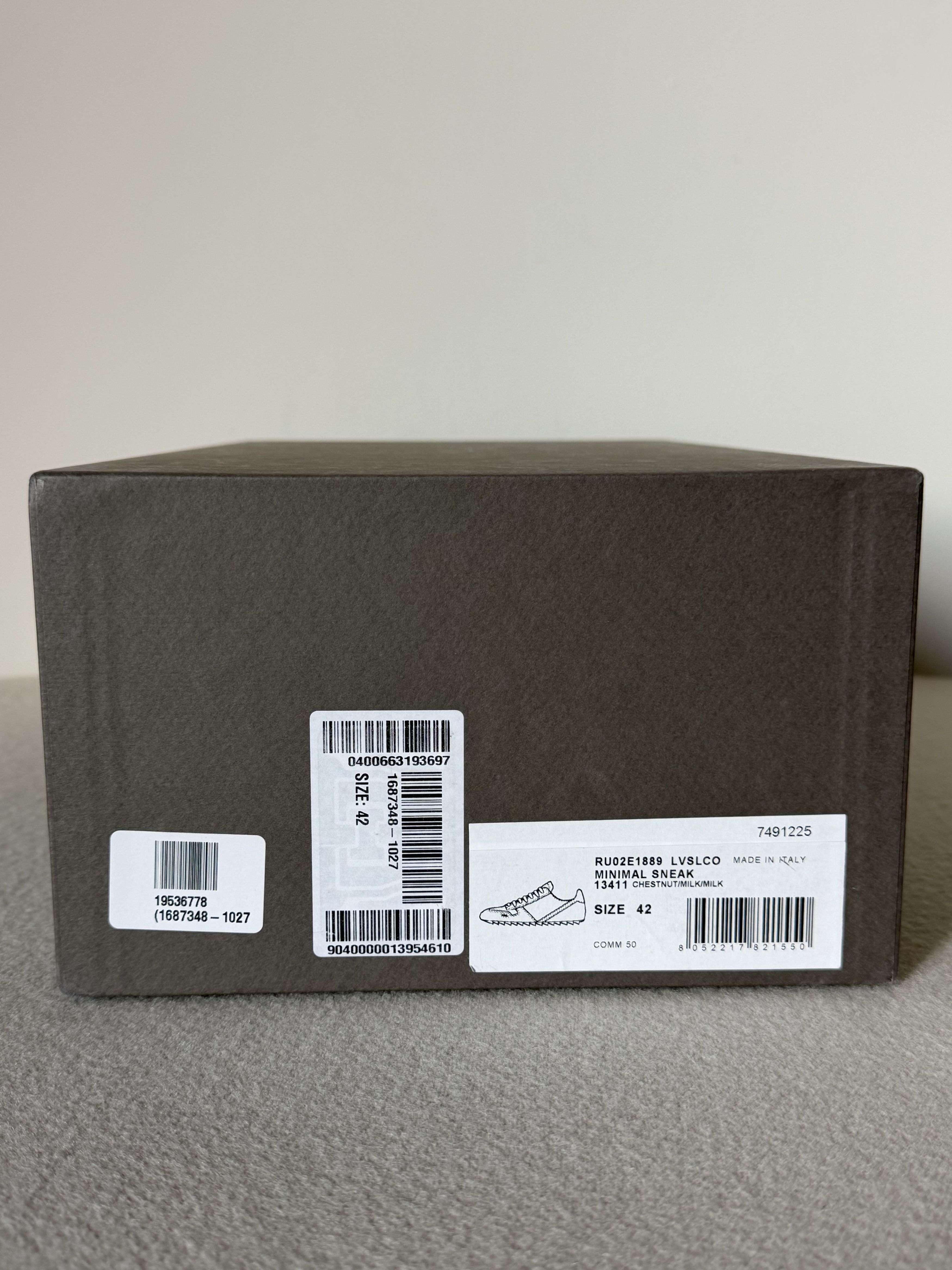 Rick Owens Rick Owens Suede Minimal Sneakers in Chestnut Size US 9 / EU 42 - 8 Thumbnail