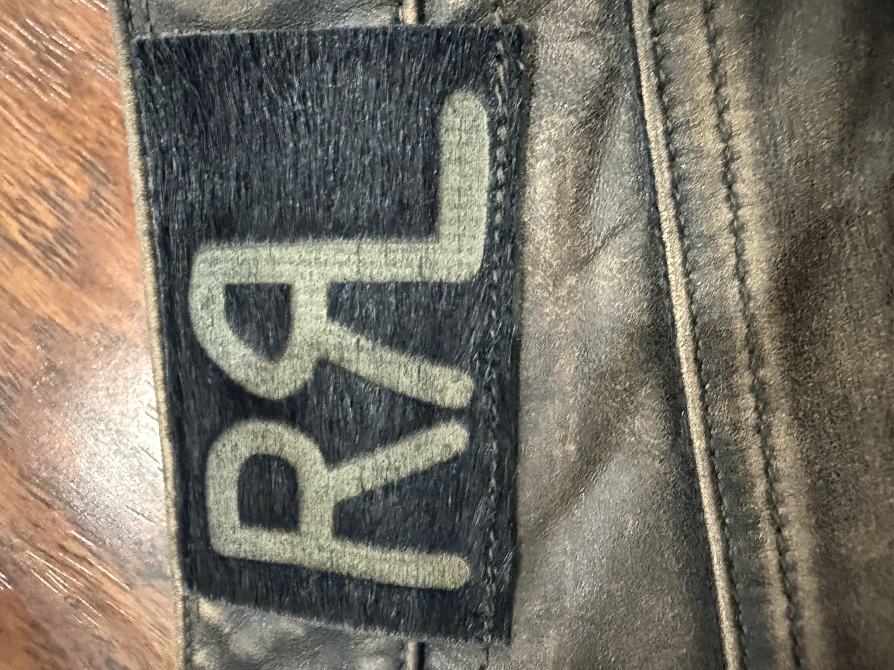 RRL Ralph Lauren LEATHER rrl ralph lauren pant from his Colorado ranch. Size US 32 / EU 48 - 8 Thumbnail