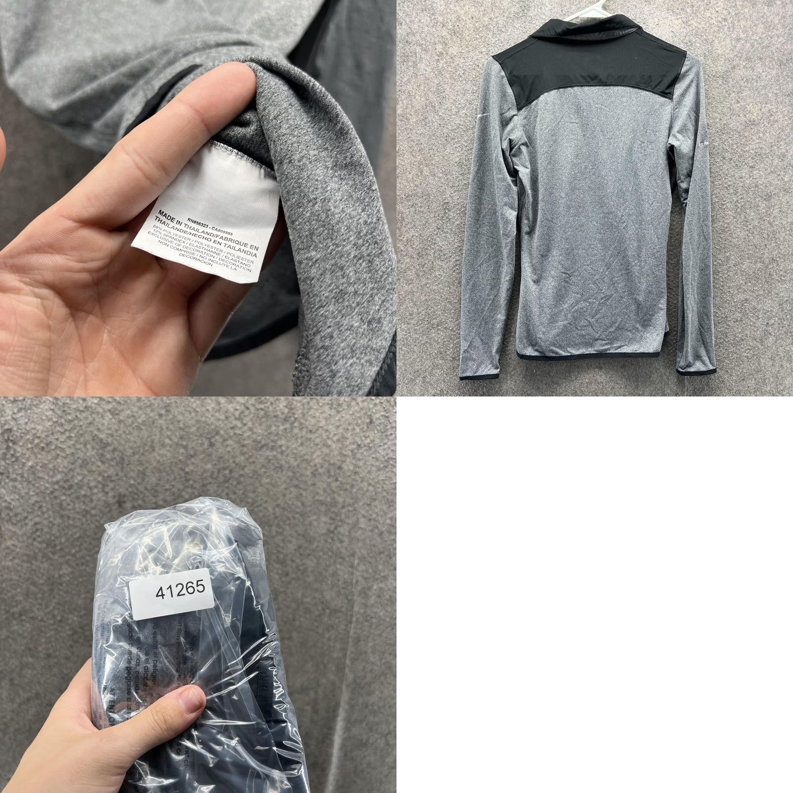 Nike Nike Golf Dri-FIT Pullover Womens XS Gray 1/4 Zip Long Sleeve 725867-010 Size XS / US 0-2 / IT 36-38 - 8 Thumbnail