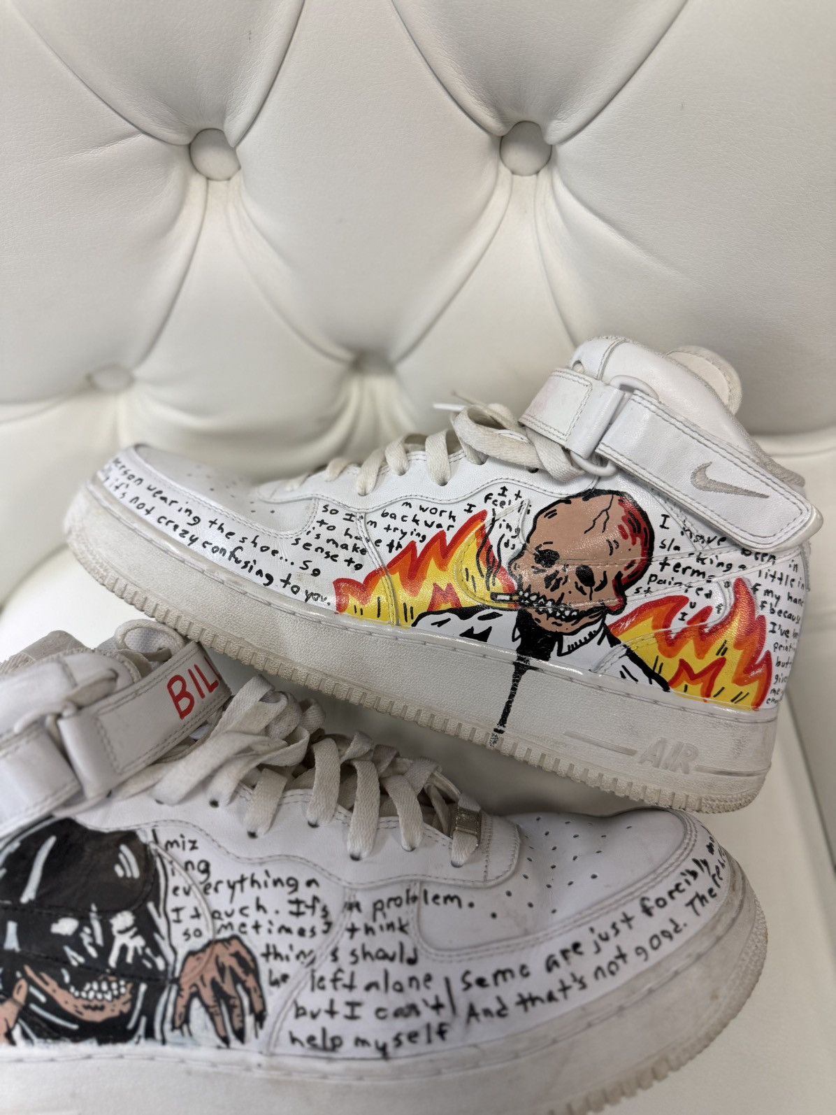 Nike × Warren Lotas Nike Warren Lotas Air Force 1/1 Made By Warren 2015 RARE Size US 12 / EU 45 - 6 Thumbnail