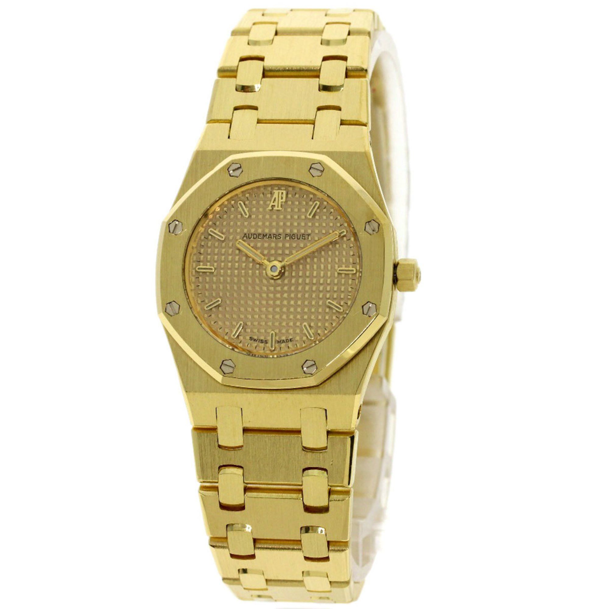 image of Audemars Piguet 66339Ba.oo.0722Ba.02 Royal Oak Manufacturer Complete Watch K18 Yellow Gold K18Yg La