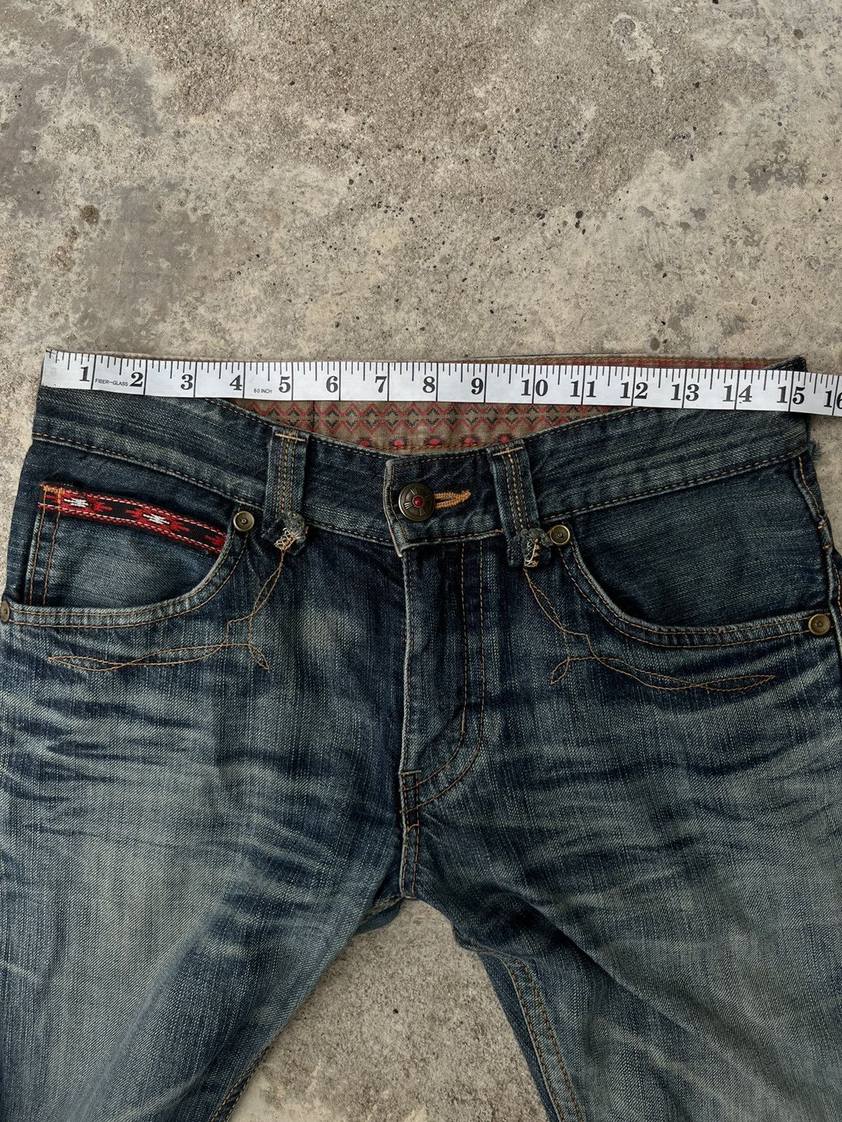 Edwin Rare Edwin XU Regular Distressed Denim Jeans Size US 30 / EU 46 - 15 Thumbnail