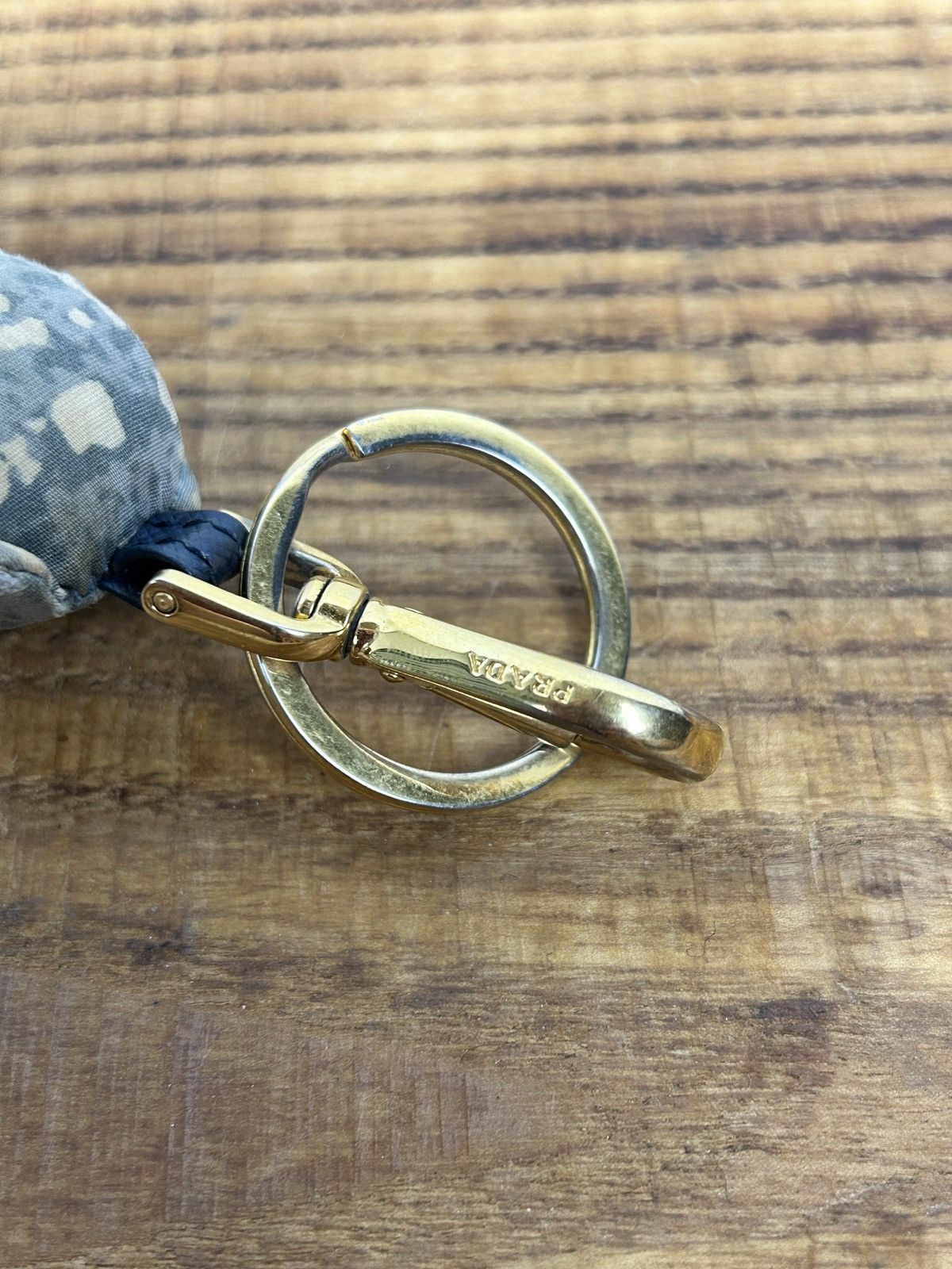 Prada Prada Camouflage Print Damaged Fabric Bear Charm Keychain Size ONE SIZE - 13 Thumbnail