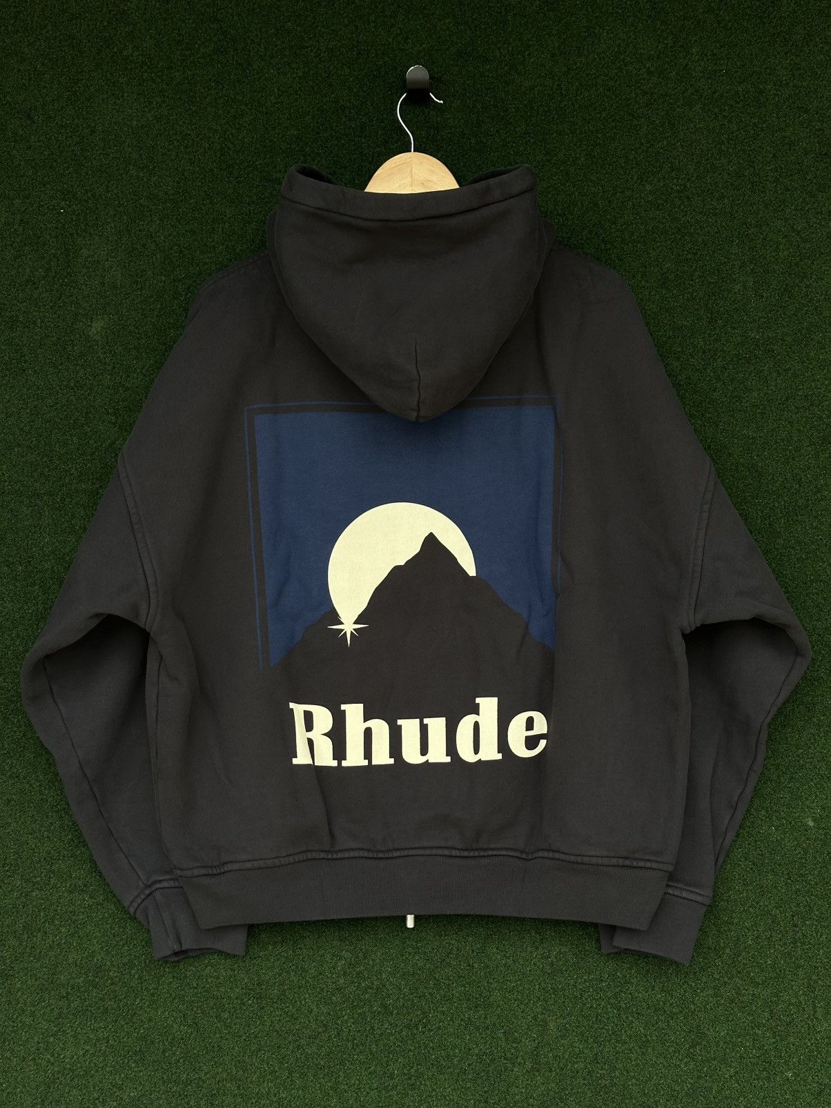 Rhude Rhude Moonlight Zip Up Hoodie Size US L / EU 52-54 / 3 - 1 Thumbnail