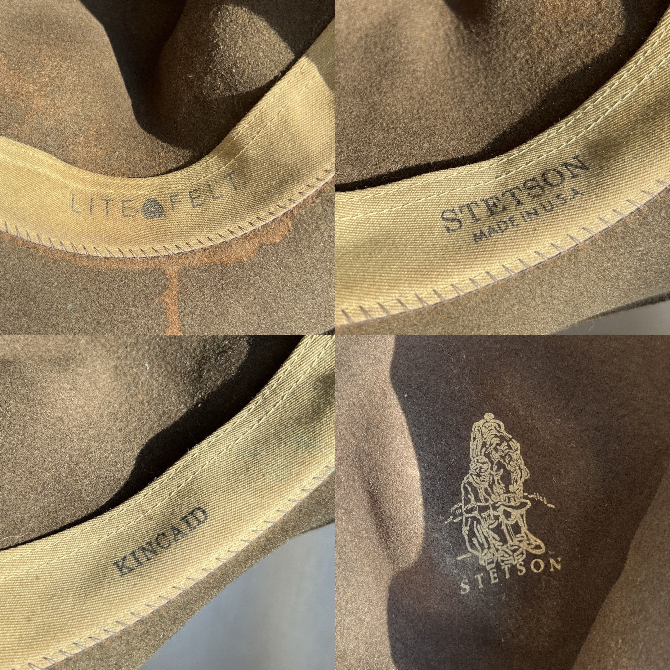 Stetson Stetson Kincaid Lite Felt Cowboy Western Hat made in USA Size ONE SIZE - 3 Thumbnail