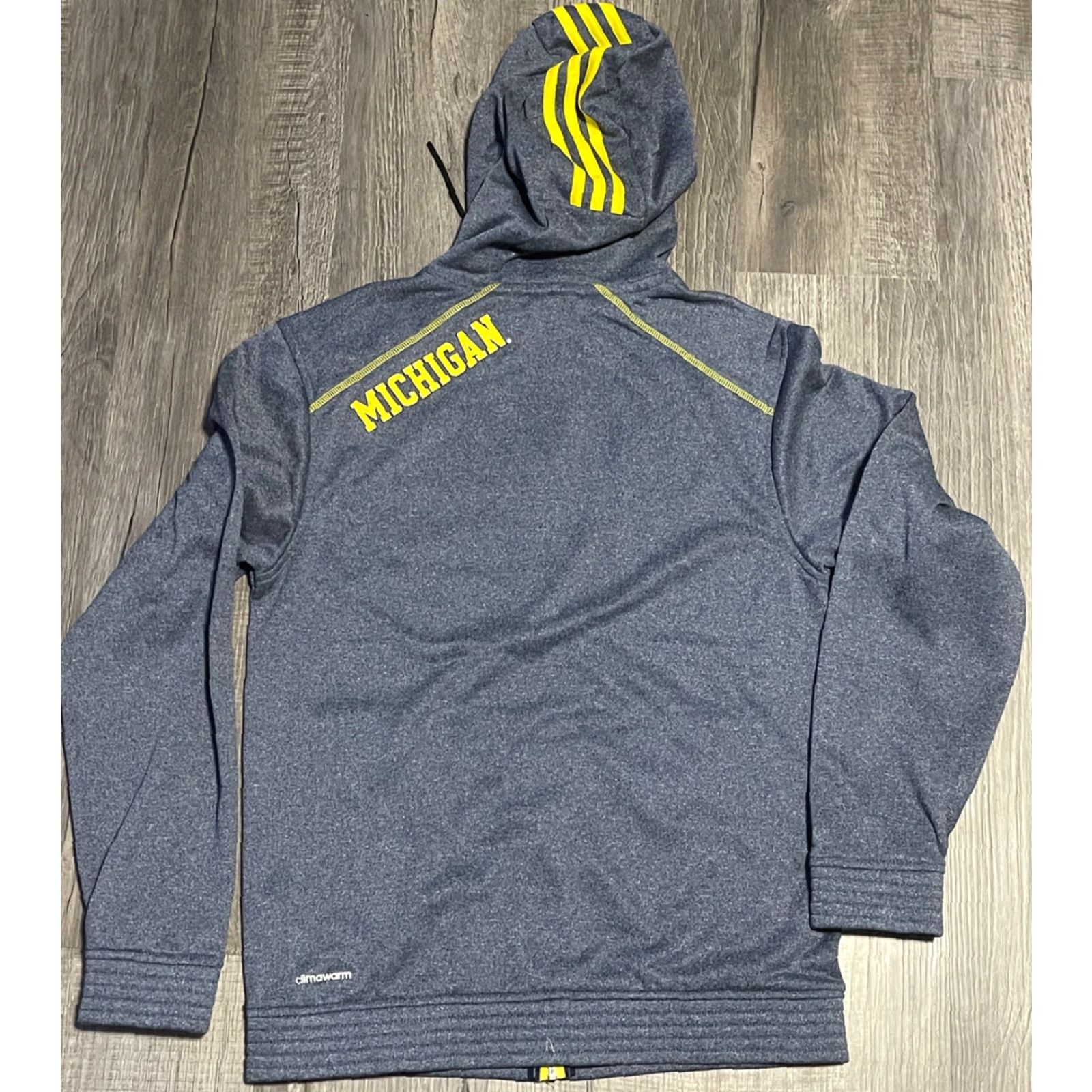 Adidas Adidas Full Zip Climawarm Track Jacket S Gray & Yellow Size US S / EU 44-46 / 1 - 6 Thumbnail