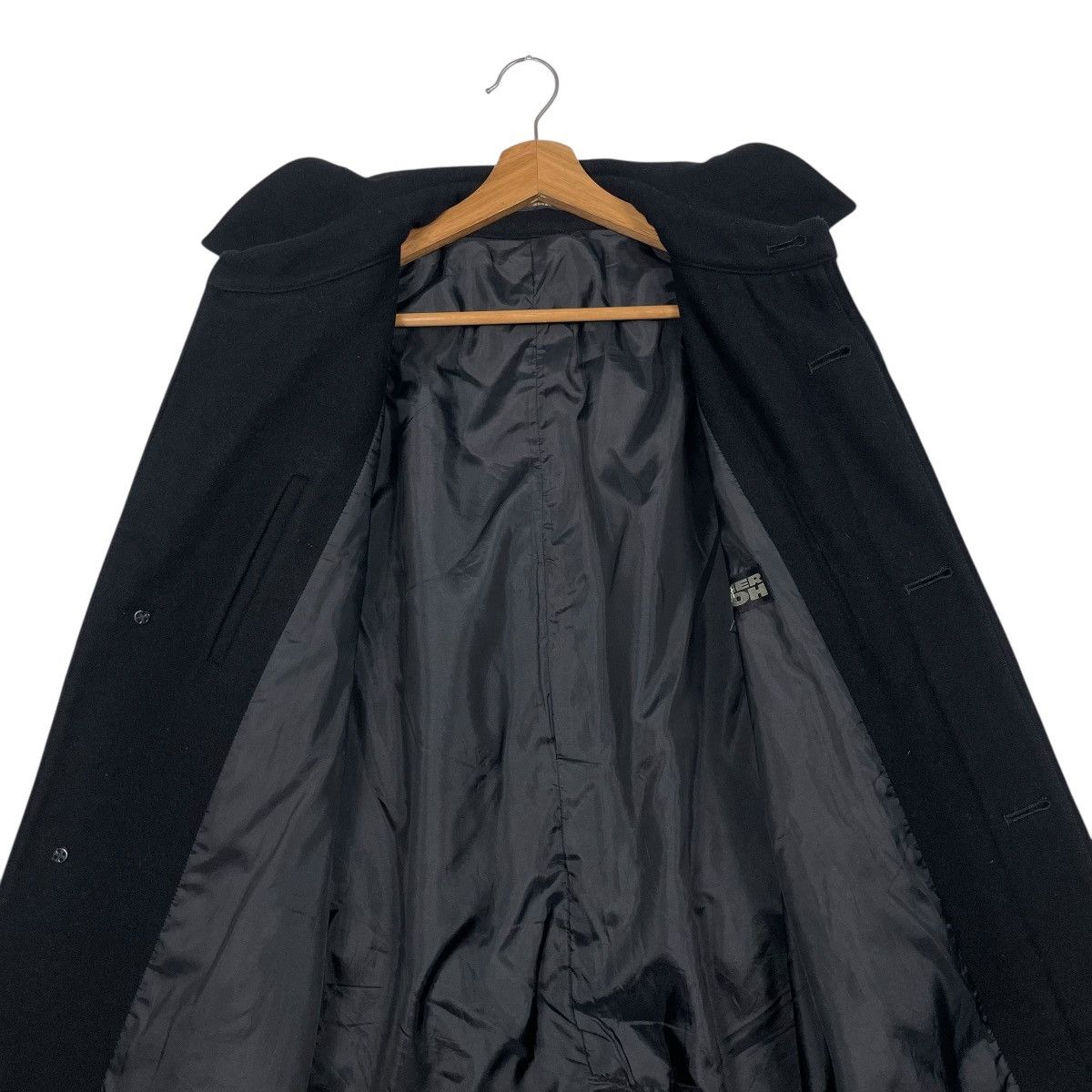 Jean Paul Gaultier Gaultier Homme Object Wool Black Coat Size US M / EU 48-50 / 2 - 13 Thumbnail