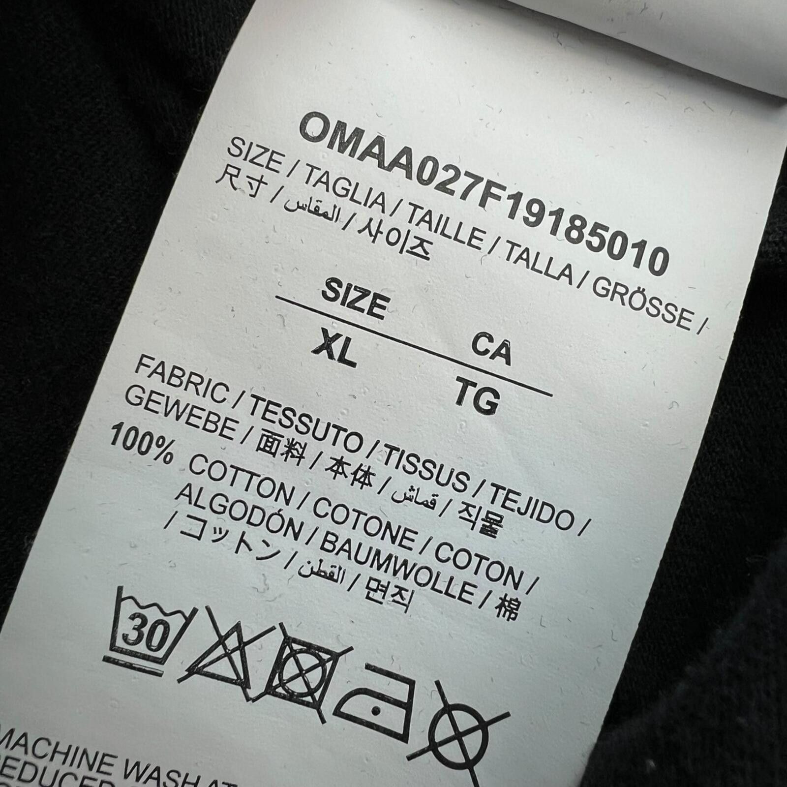 Off-White Off-White Acrylic Arrows Black T Shirt Size US XL / EU 56 / 4 - 6 Thumbnail