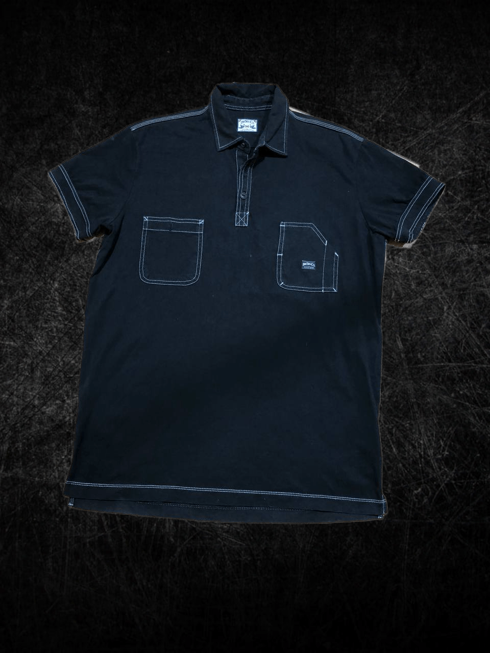 Diesel Diesel Y2K Polo Black Size XL Streetwear T-Shirt Size US XL / EU 56 / 4 - 1 Thumbnail
