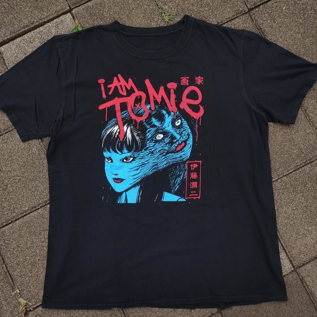 Anime Vintage Junji Ito Tomie Tee Size US L / EU 52-54 / 3 - 1 Thumbnail