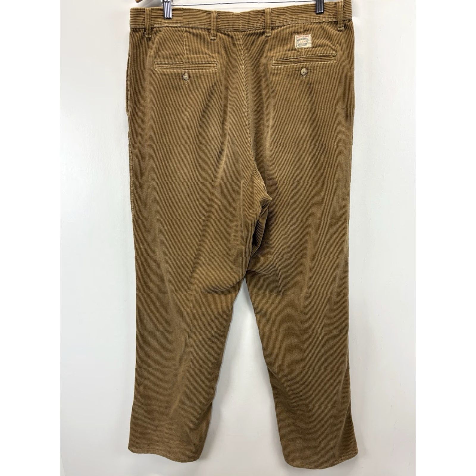 Polo Ralph Lauren VINTAGE Polo Ralph Lauren Corduroy Pants Men 36x35 Brown Pleated USA 80s Mens Size US M / EU 48-50 / 2 - 3 Thumbnail