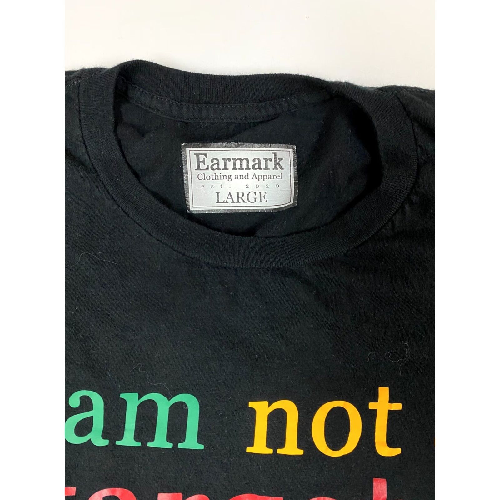 Vintage Not a target Mens Shirt L black Earmack Cotton Polyester Logo Short Sleeve Regular Vintage No Size US L / EU 52-54 / 3 - 4 Thumbnail