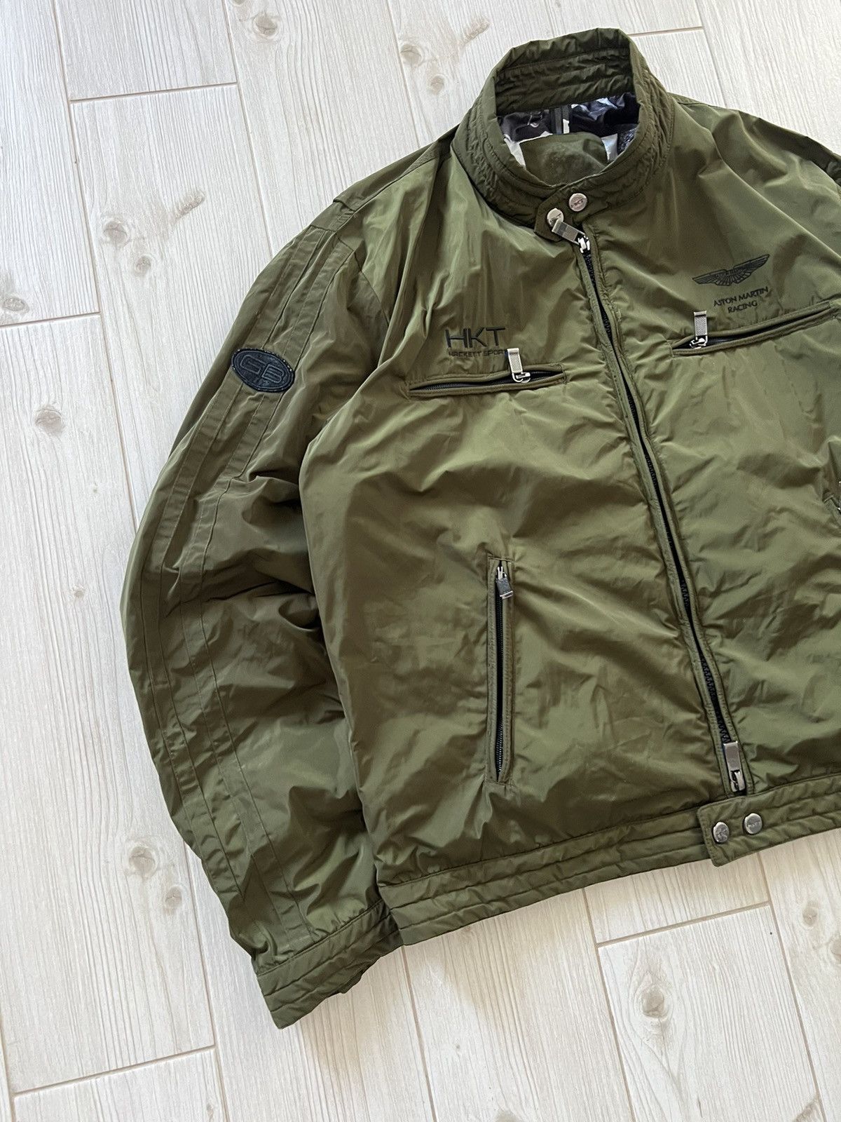 Hackett ASTON MARTIN RACING HACKETT LONDON JACKET KHAKI NYLON XL Size US XL / EU 56 / 4 - 8 Thumbnail