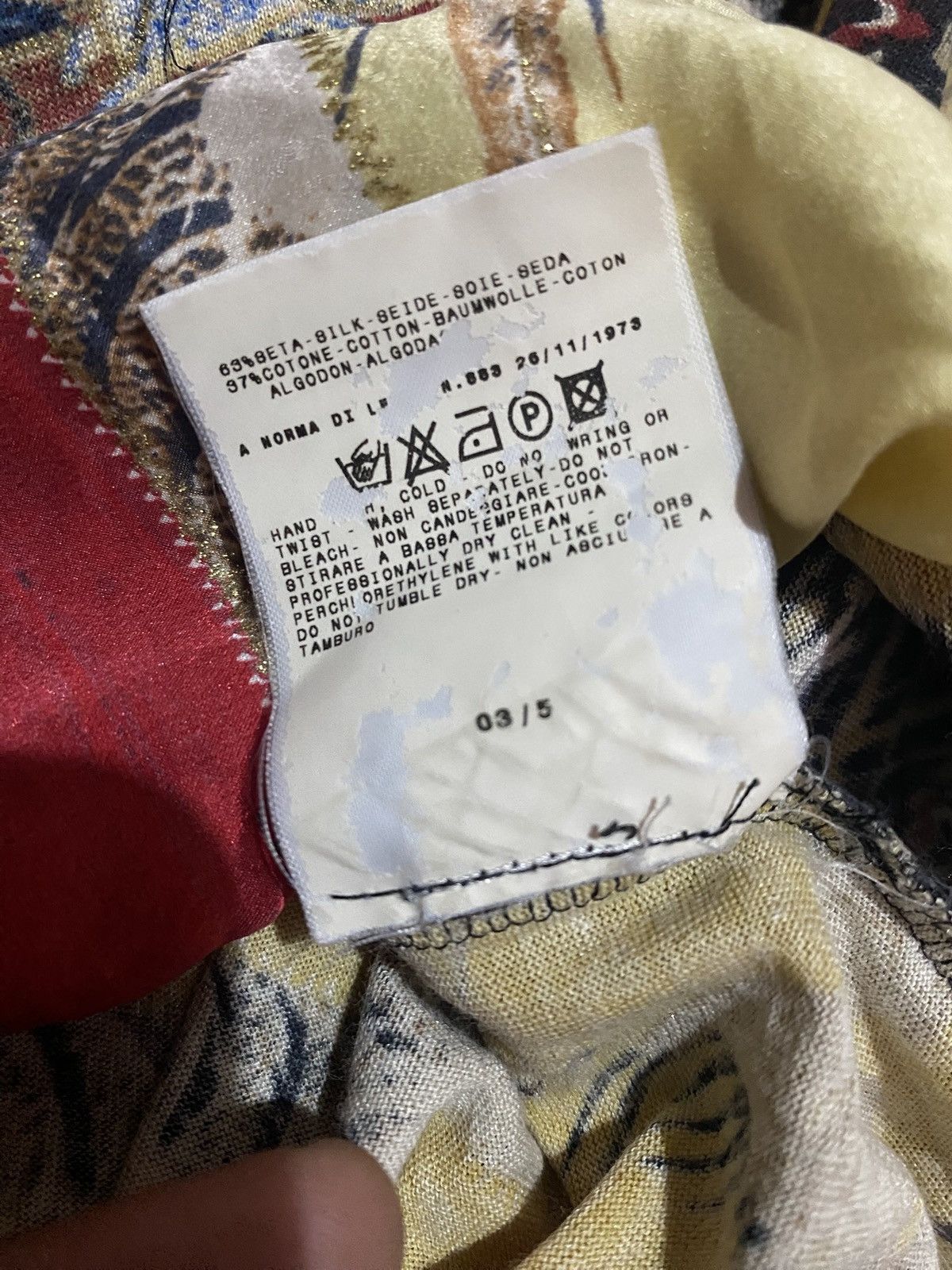 Just Cavalli Roberto Cavalli x JustCavalli archive printed "Budha" blouse Size S / US 4 / IT 40 - 6 Thumbnail