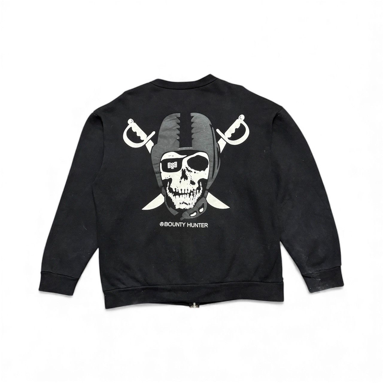 Bounty Hunter Streetwear Bounty Hunter Black zip-up Sweatshirt Size US XL / EU 56 / 4 - 3 Thumbnail