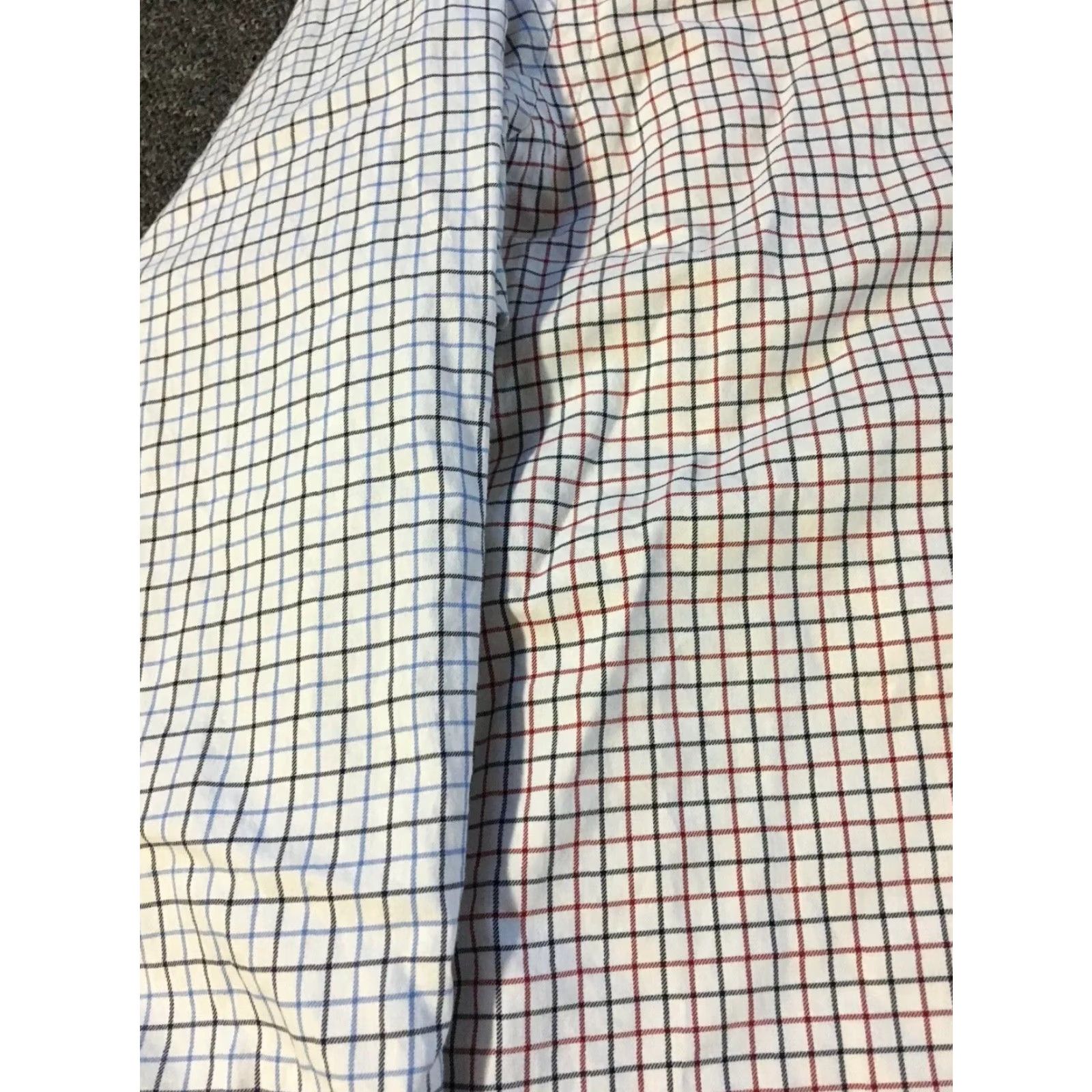 Polo Ralph Lauren VINTAGE Polo Ralph Lauren Shirt 90s Checkered Paneled Button-Down XL Blue Navy Sailing Nautical Sports USA Beach Classic Pattern Plaids & Checks Mens Size US XL / EU 56 / 4 - 3 Thumbnail