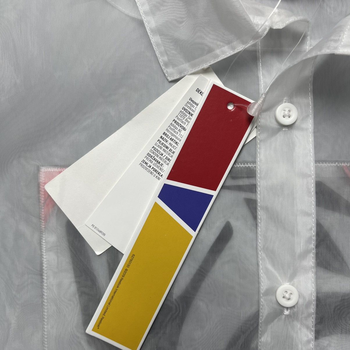 Pyer Moss × Reebok × Vintage PYER MOSS x REEBOK FETCHING BIRD TRANSPARENT SHIRT GE4160 Size M / US 6-8 / IT 42-44 - 5 Thumbnail