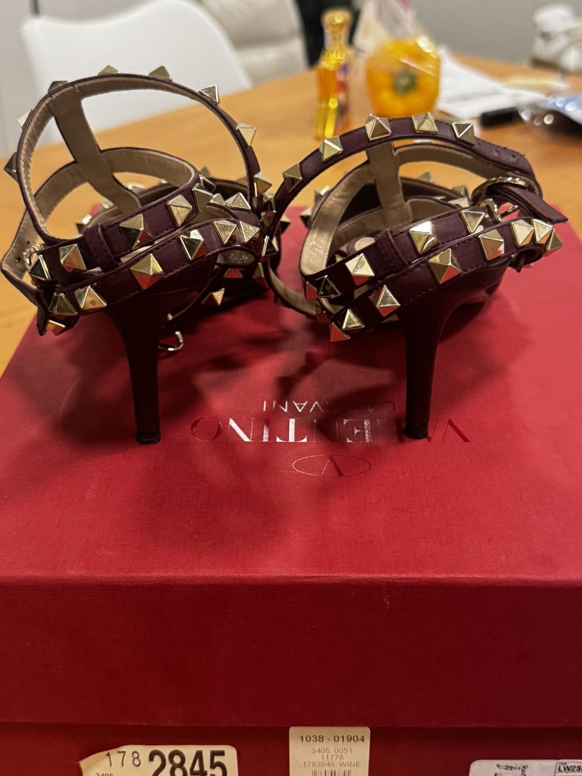 Valentino Valentino caged rockstud 65mm Size US 8 / IT 38 - 4 Thumbnail