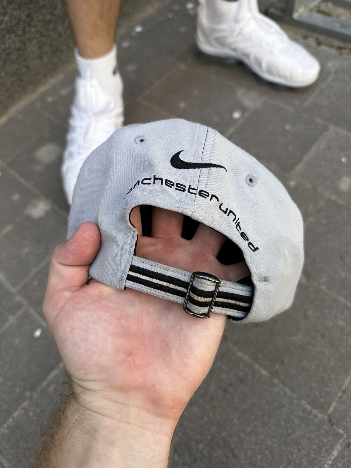 Nike × Vintage Vintage Nike Manchester United Cap Hat Y2K Football 00s Size ONE SIZE - 6 Thumbnail
