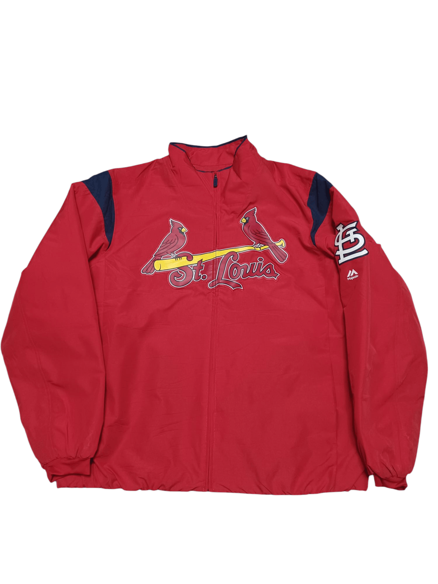 Majestic ST LOUIS CARDINALS BIGLOGO MAJESTIC MLB NYLON JACKET Size US L / EU 52-54 / 3 - 1 Thumbnail