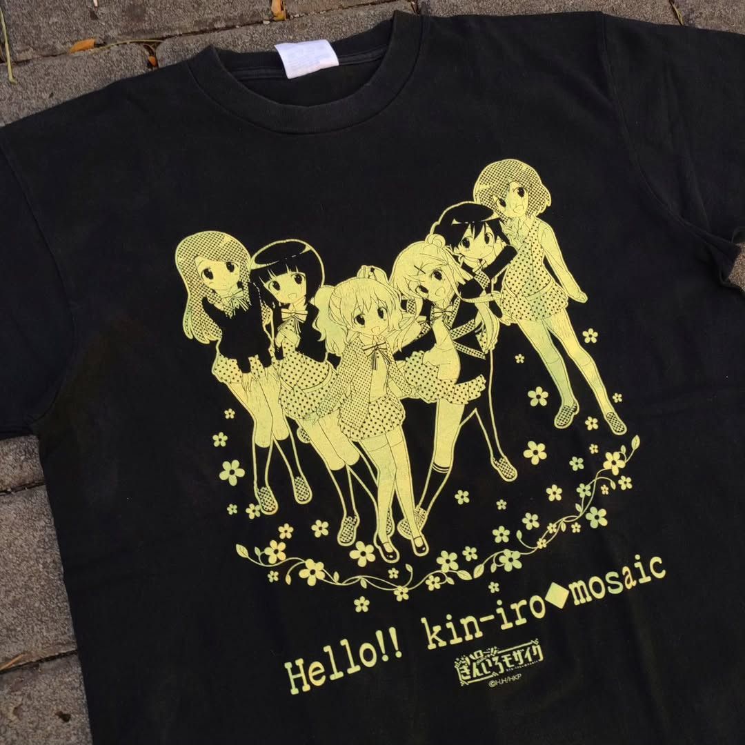 Anime Hello!! Kiniro Mosaic Tee Size US L / EU 52-54 / 3 - 2 Thumbnail