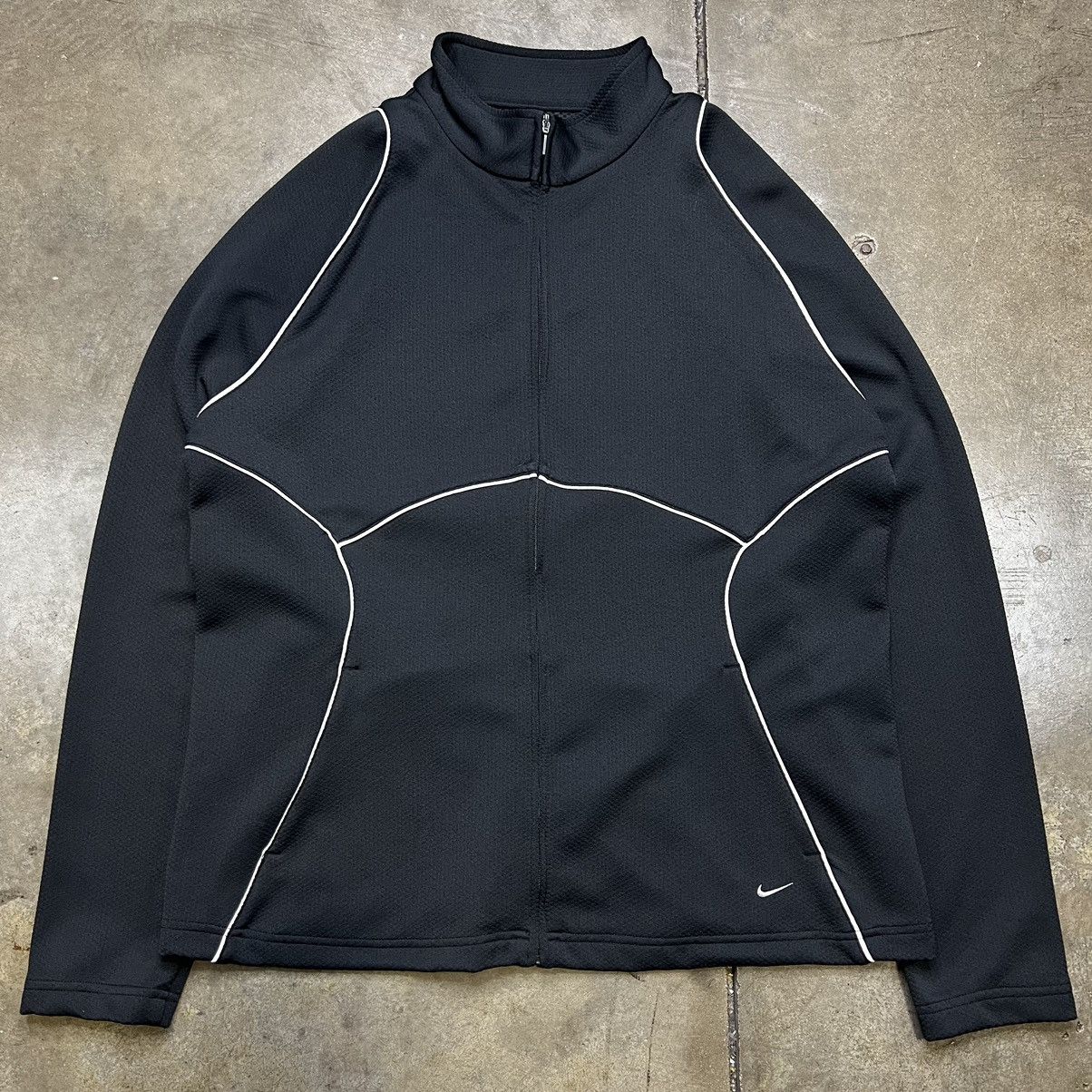 Nike × Vintage Vintage 00s Y2K Nike Golf Gorpcore Mini Swoosh Zip Up Jacket Size US XL / EU 56 / 4 - 1 Thumbnail