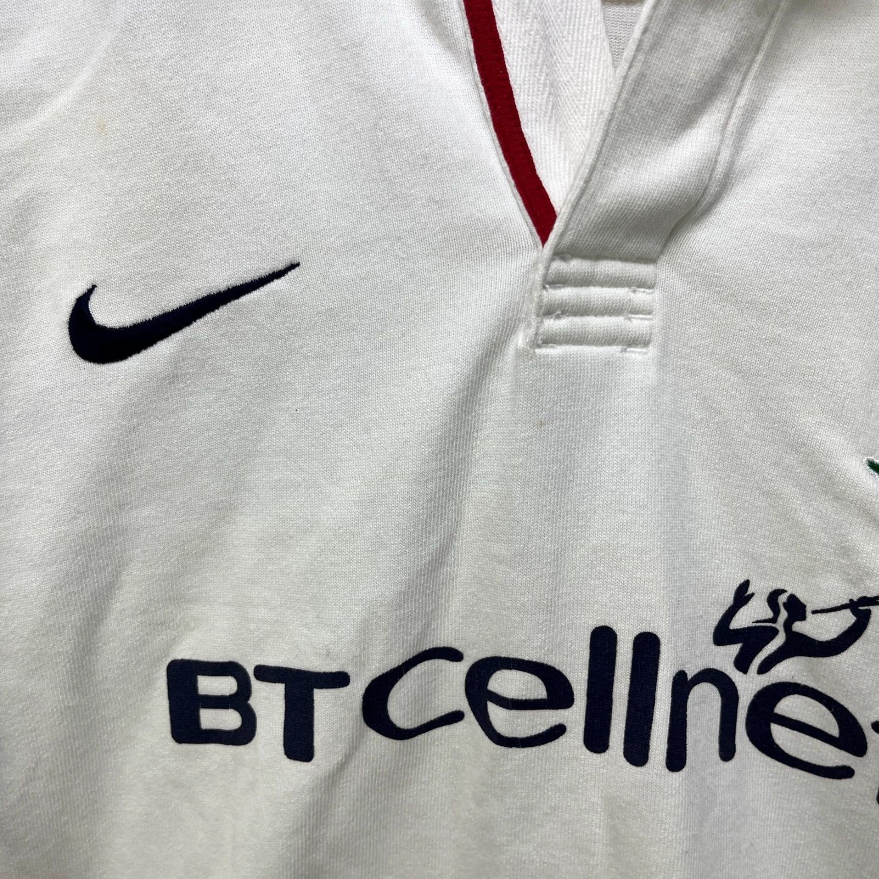 Nike VINTAGE Nike England Rugby Union Polo Long Sleeve Shirt Large Size US L / EU 52-54 / 3 - 3 Thumbnail