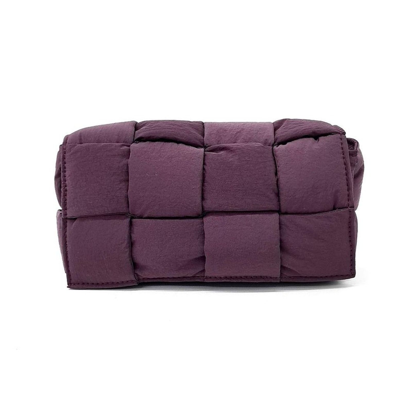 Bottega Veneta Padded Tech Cassette Bag Mini (4927156) in Purple, Women's