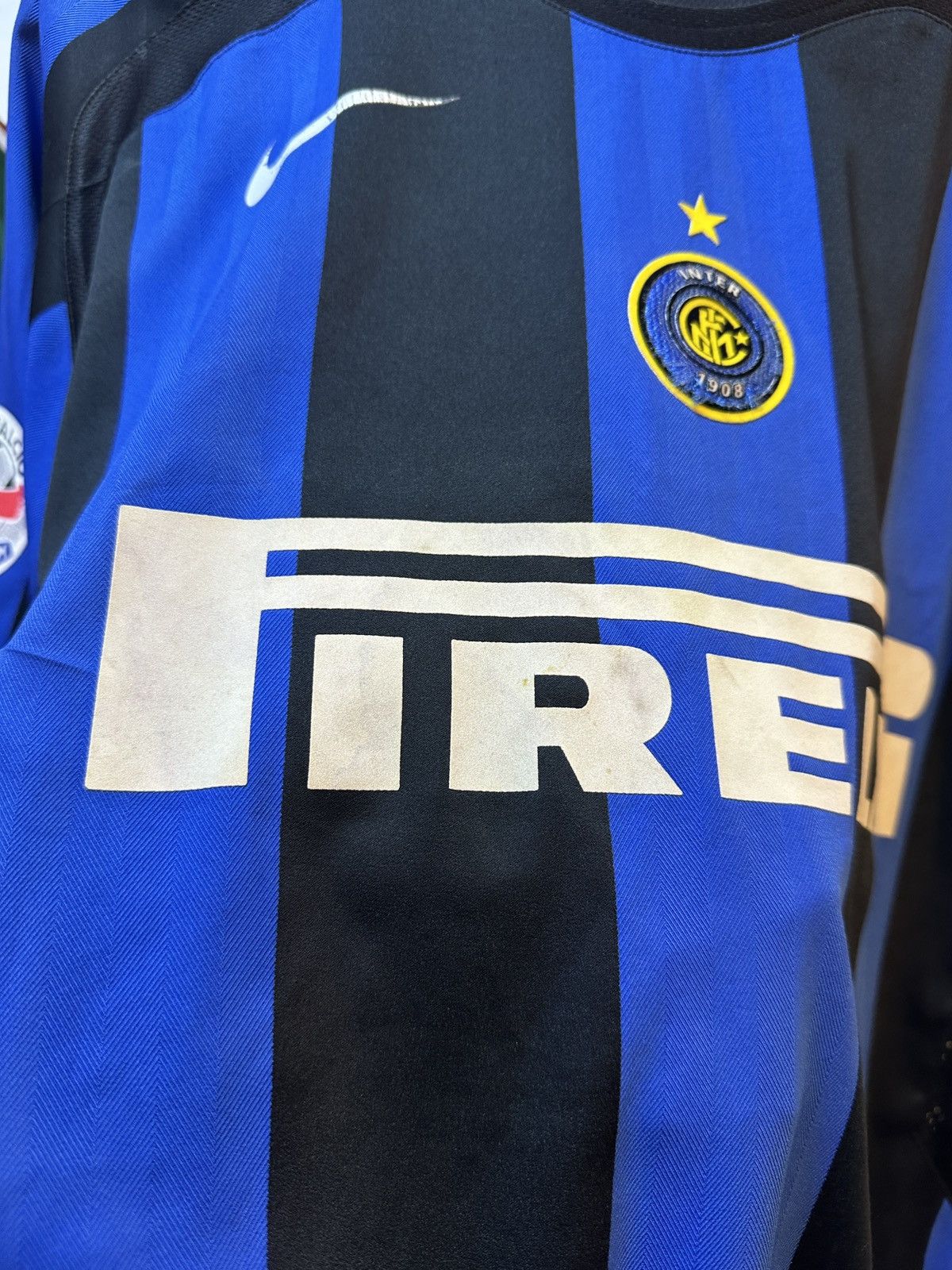 Nike 2005-2006 Inter Milan Home Kit ADRIANO 10 Size US M / EU 48-50 / 2 - 10 Thumbnail