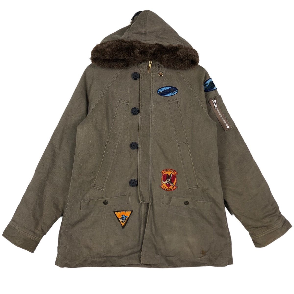 Hysteric Glamour 🔥90’s Punk Design Full Patches Parka Jacket Betty’s Blue Size US M / EU 48-50 / 2 - 1 Thumbnail