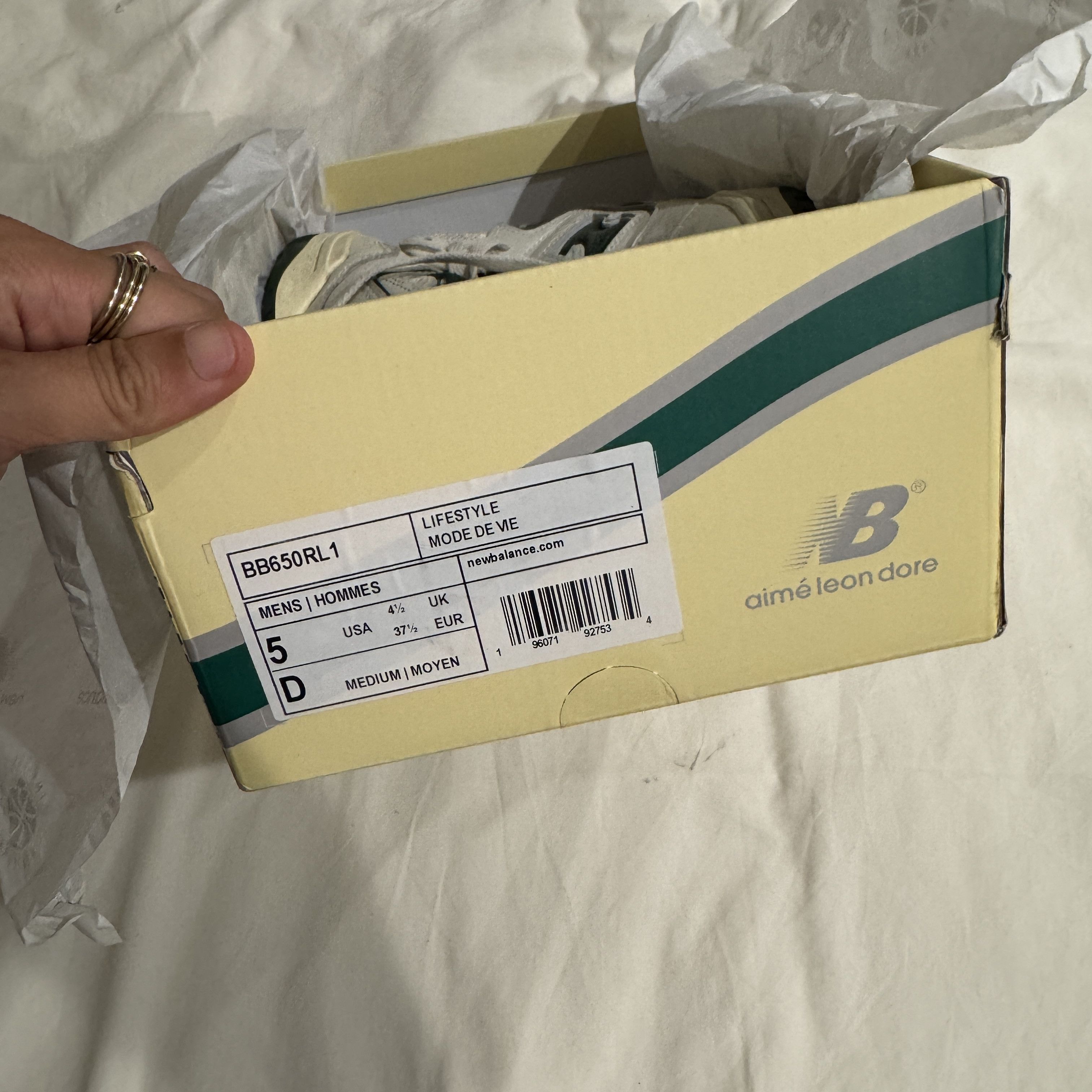 Aime Leon Dore × New Balance Aimé Leon Dore x New Balance Green Mid/High Top Size US 5 / EU 37 - 8 Thumbnail