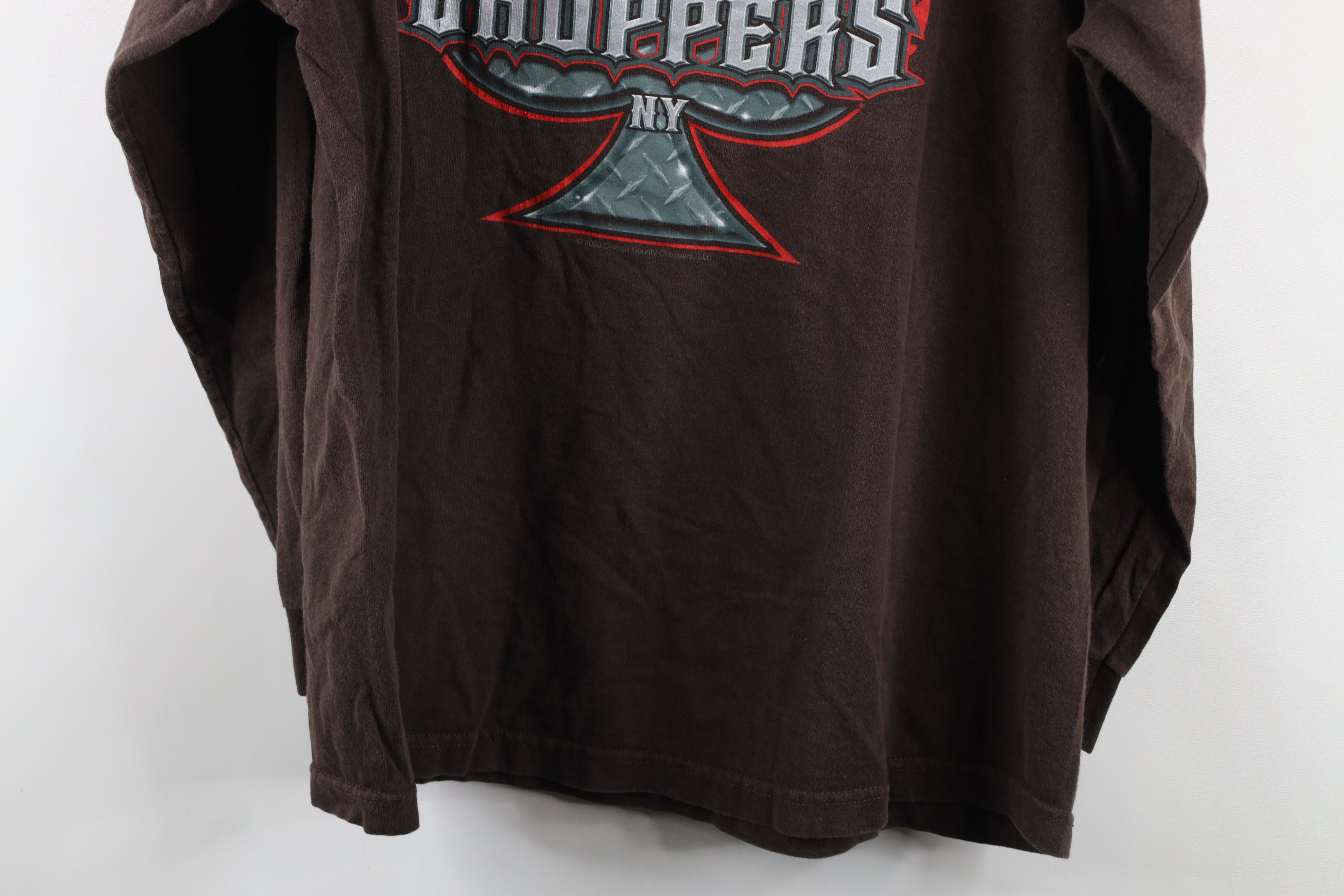 Vintage Vintage Y2K 2003 Orange County Choppers Long Sleeve T-Shirt Size US XL / EU 56 / 4 - 12 Thumbnail