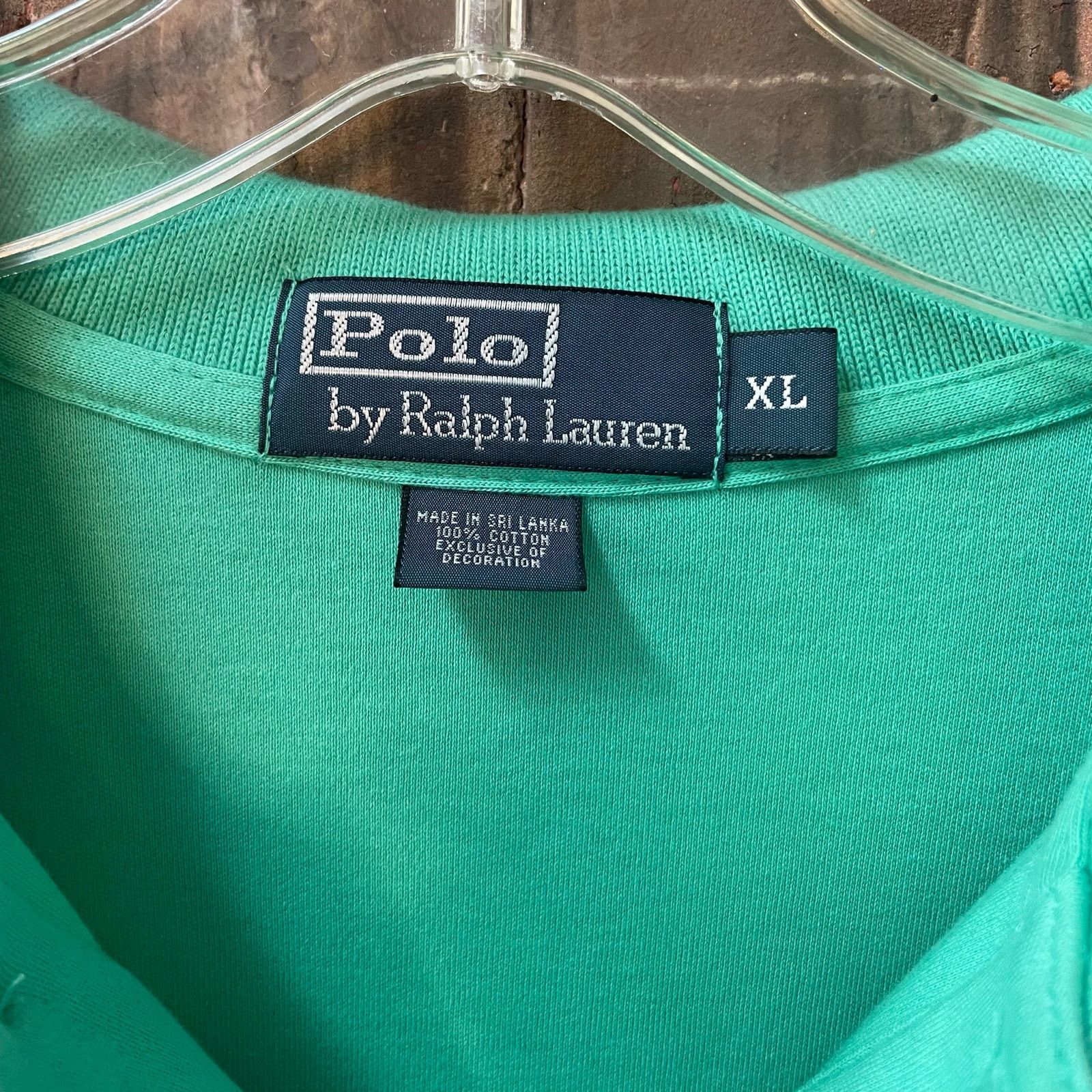 Ralph Lauren Ralph Lauren Men Green Short Sleeve Smooth Polo Shirt XL Size US XL / EU 56 / 4 - 3 Thumbnail