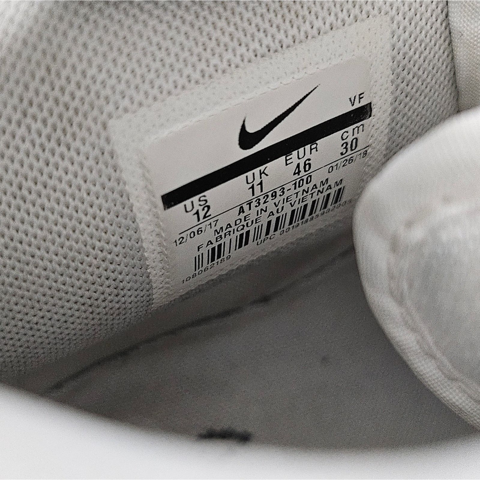 Nike Nike AF1 High 'Dip Dye White Black' Size US 12 / EU 45 - 6 Thumbnail