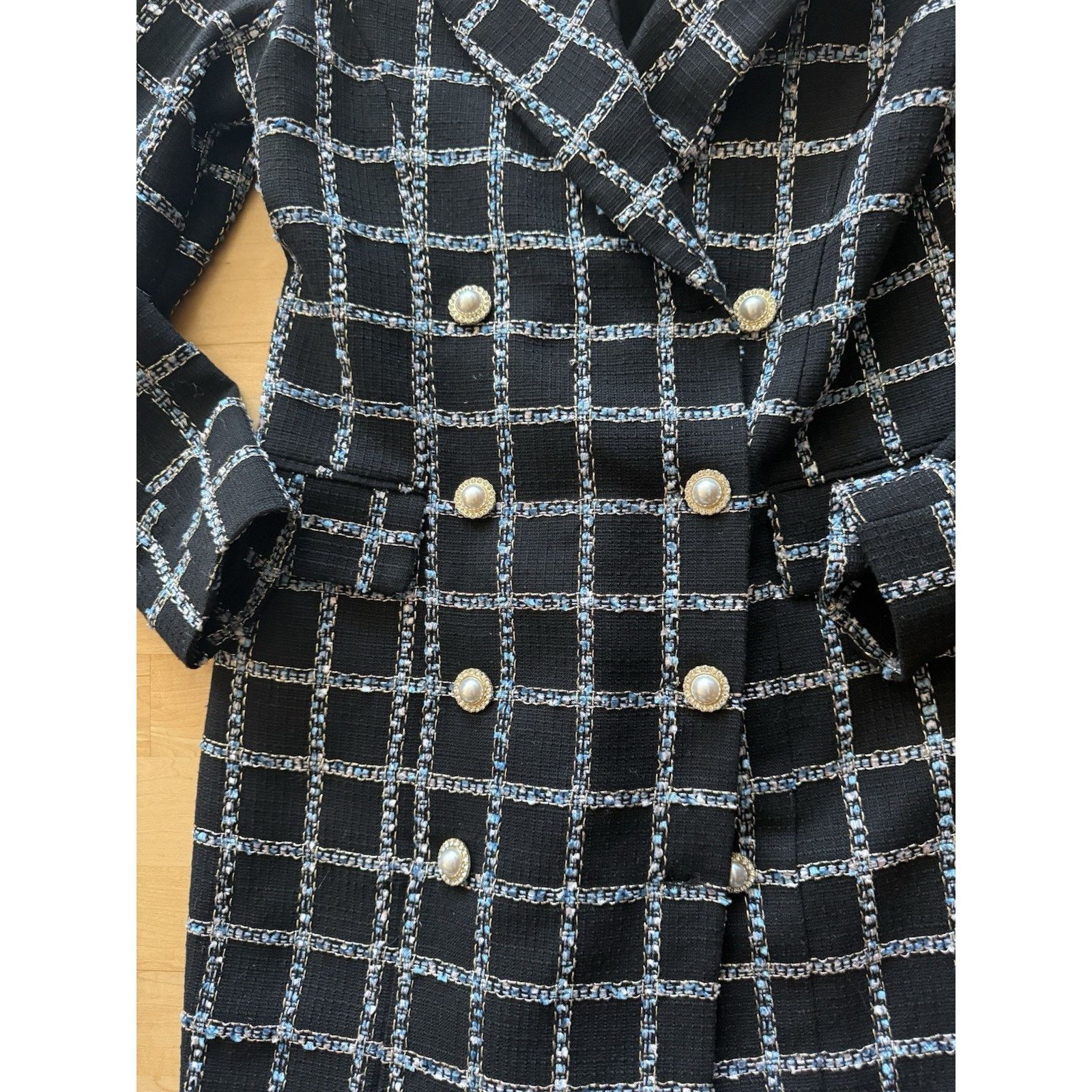 Other Alexia Admor double-breasted tweed blazer jacket Pearl Size M / US 6-8 / IT 42-44 - 4 Thumbnail